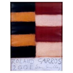 Vintage Sean Scully, Roland Garros Poster