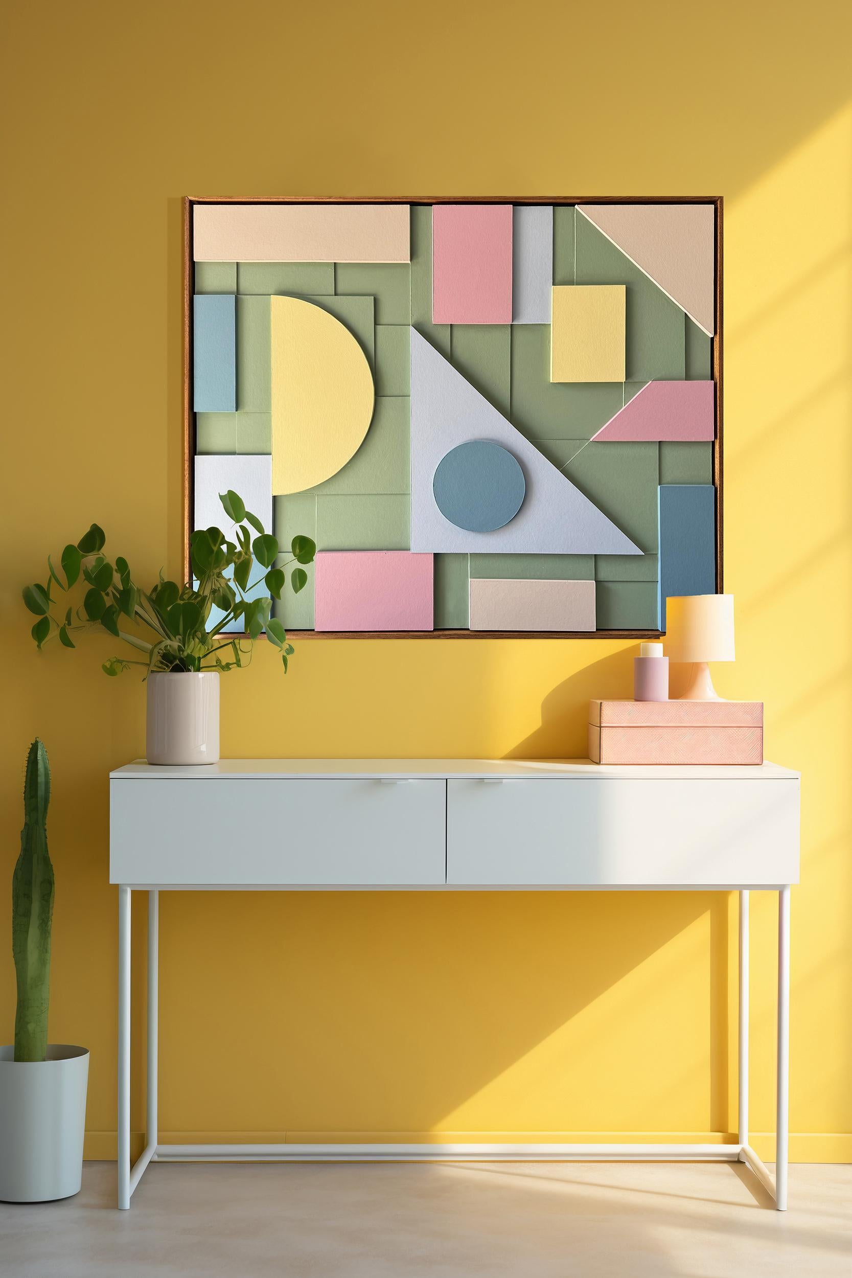 Composition 170 by Sean Thornhill - Contemporary Relief Geometric Wall Sculpture For Sale 4
