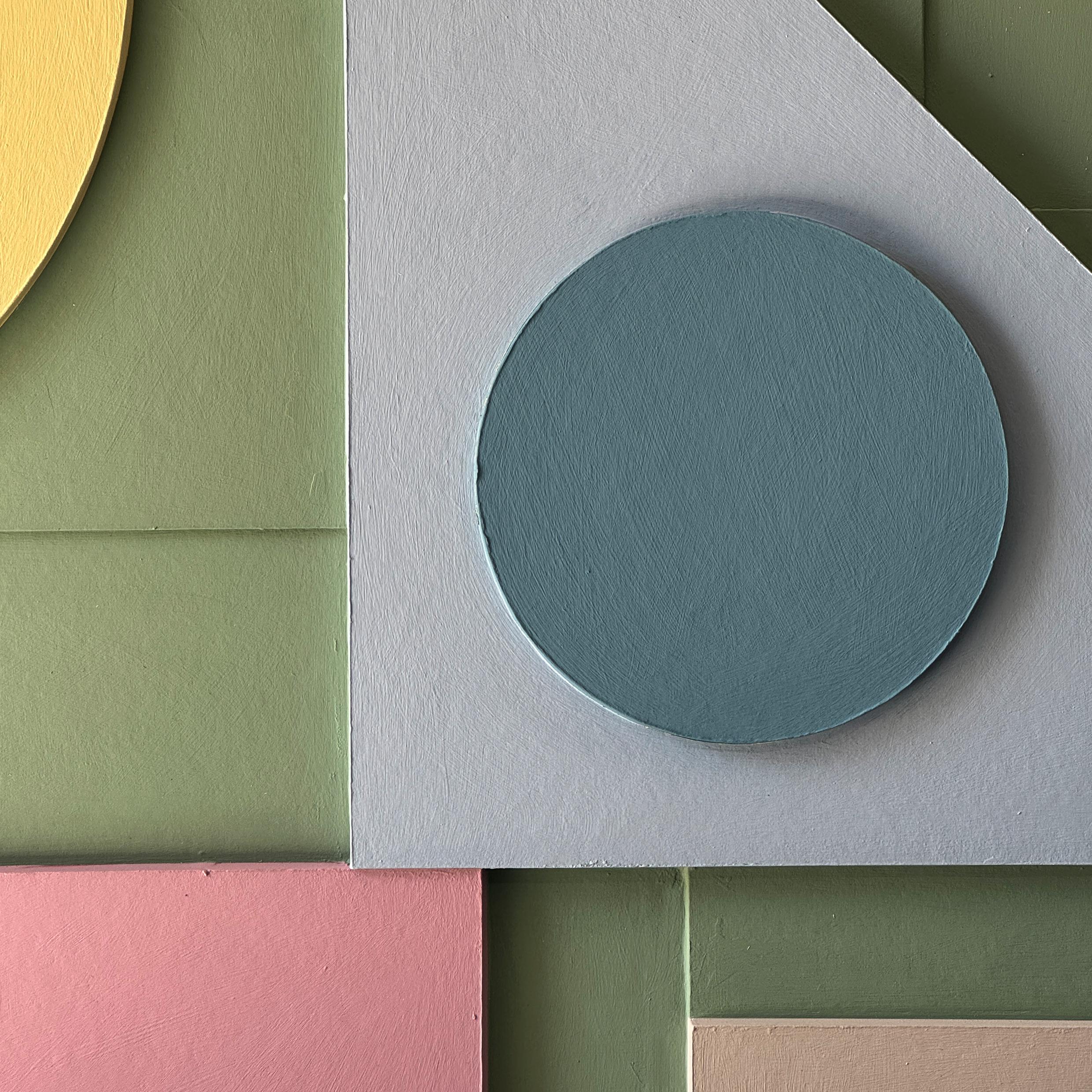 Composition 170 by Sean Thornhill - Contemporary Relief Geometric Wall Sculpture For Sale 5