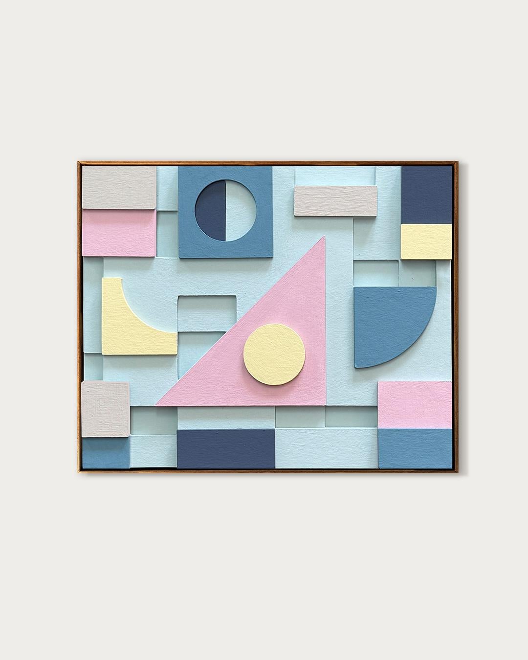 Composition 171 by Sean Thornhill - Contemporary Relief Geometric Wall Sculpture For Sale 1