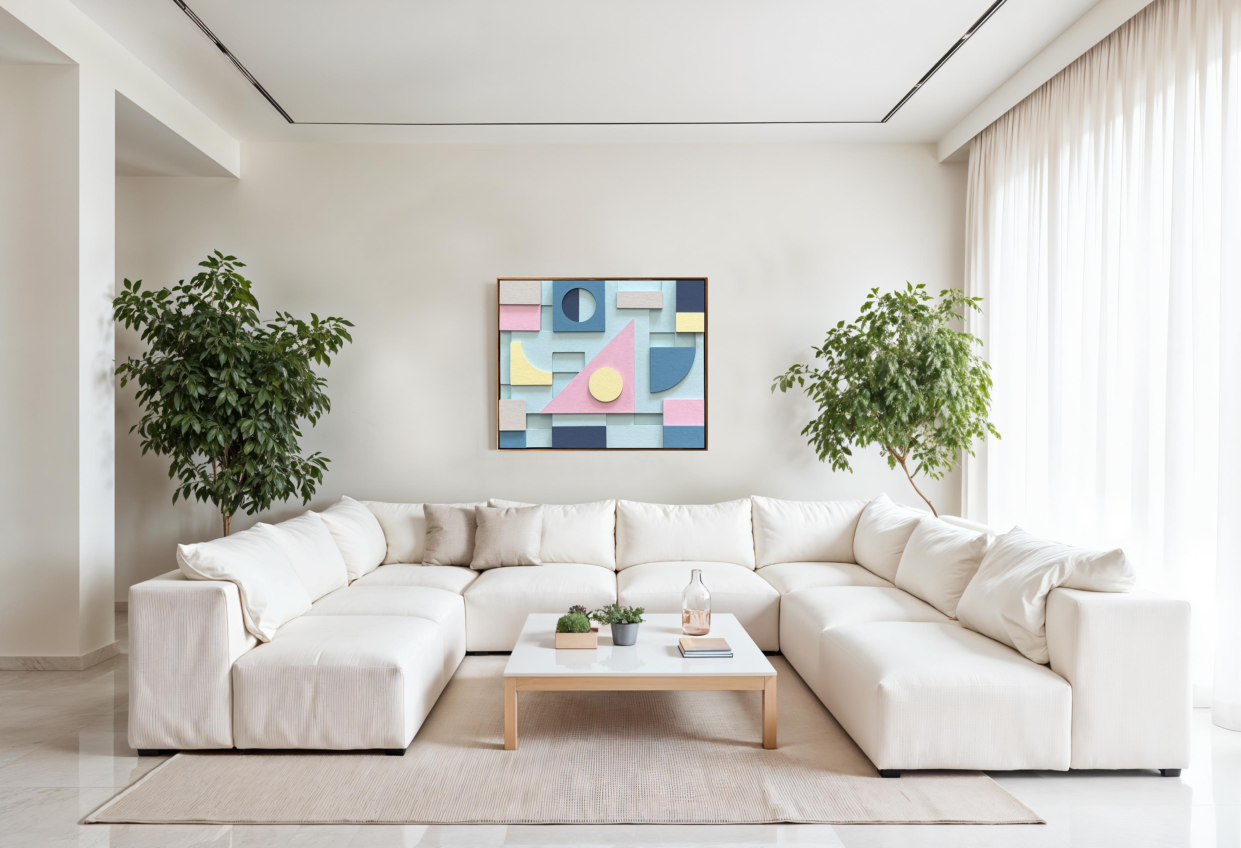 Composition 171 by Sean Thornhill - Contemporary Relief Geometric Wall Sculpture For Sale 3