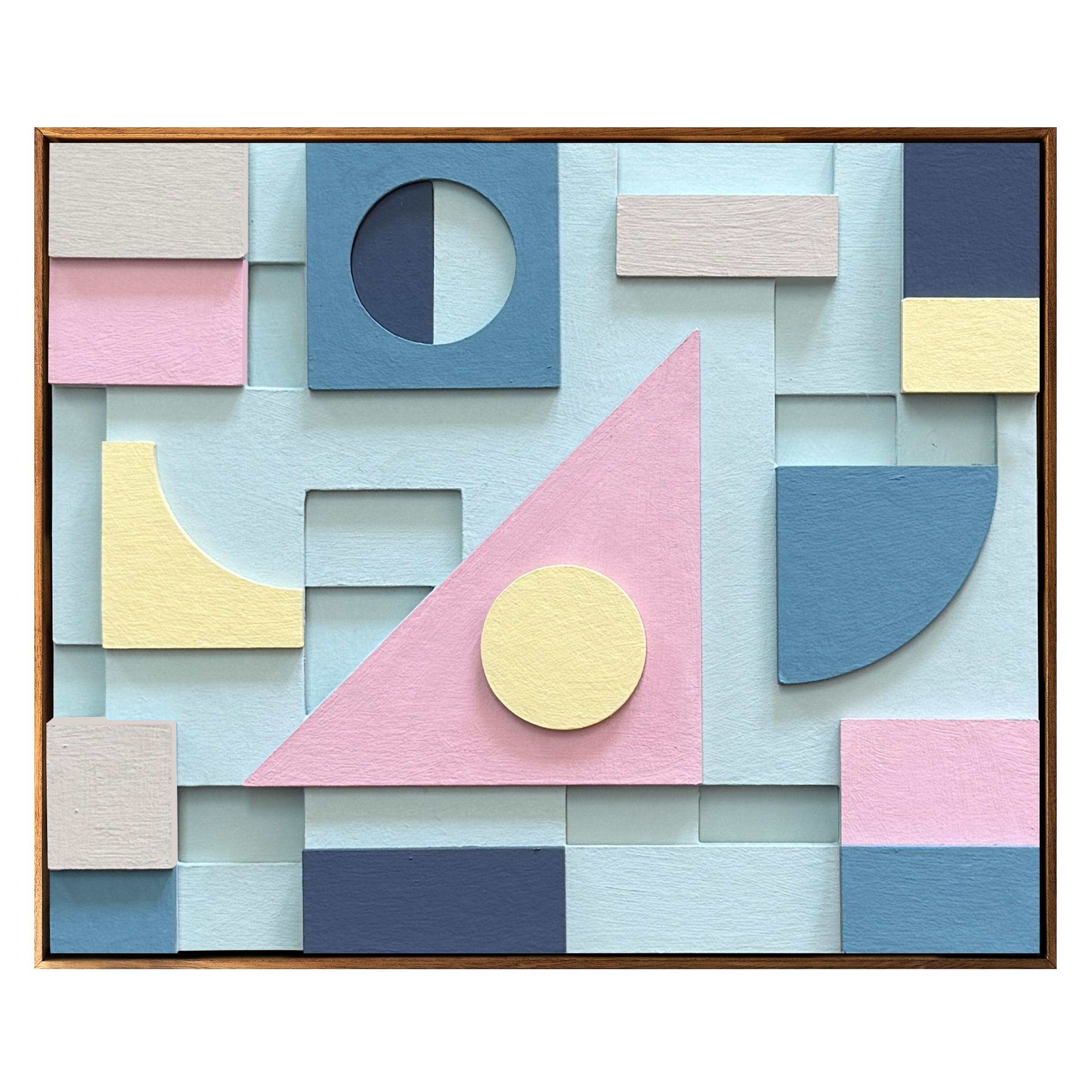Composition 171 by Sean Thornhill - Contemporary Relief Geometric Wall Sculpture For Sale 7