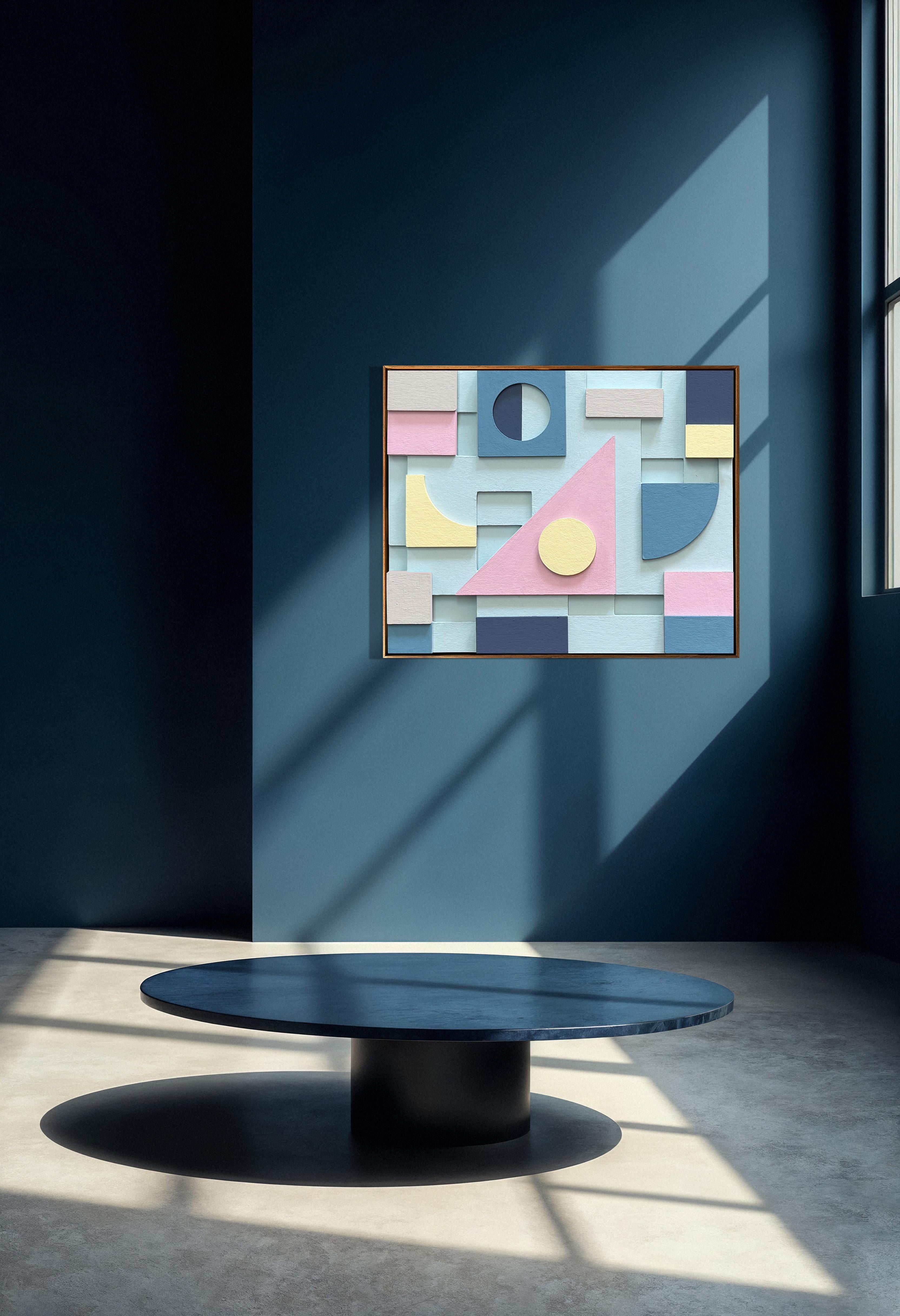 Composition 171 by Sean Thornhill - Contemporary Relief Geometric Wall Sculpture For Sale 8