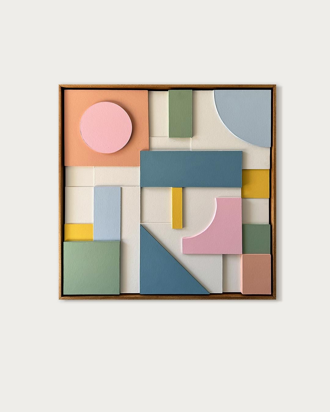Composition 172 by Sean Thornhill - Contemporary Relief Geometric Wall Sculpture For Sale 1