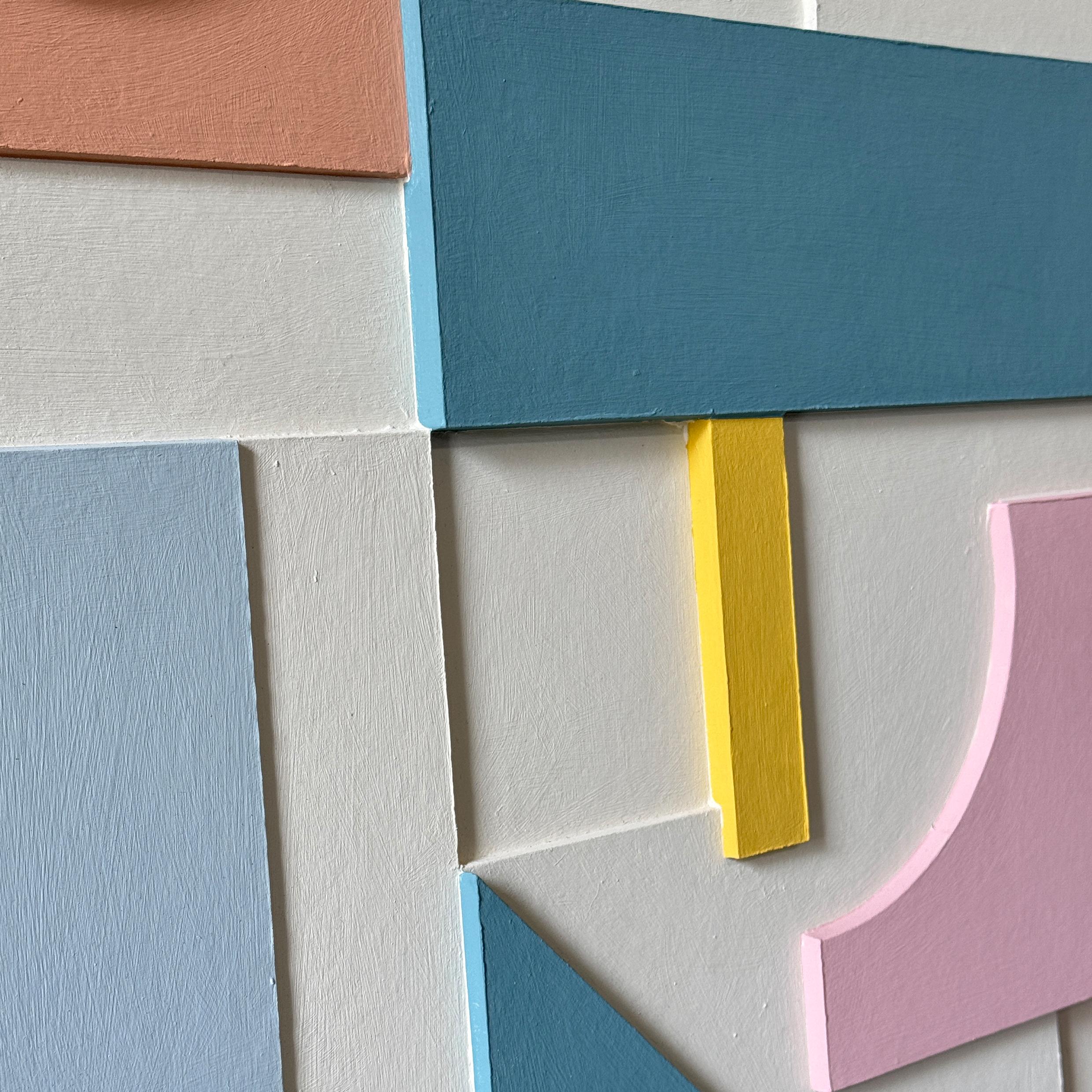 Composition 172 by Sean Thornhill - Contemporary Relief Geometric Wall Sculpture For Sale 2