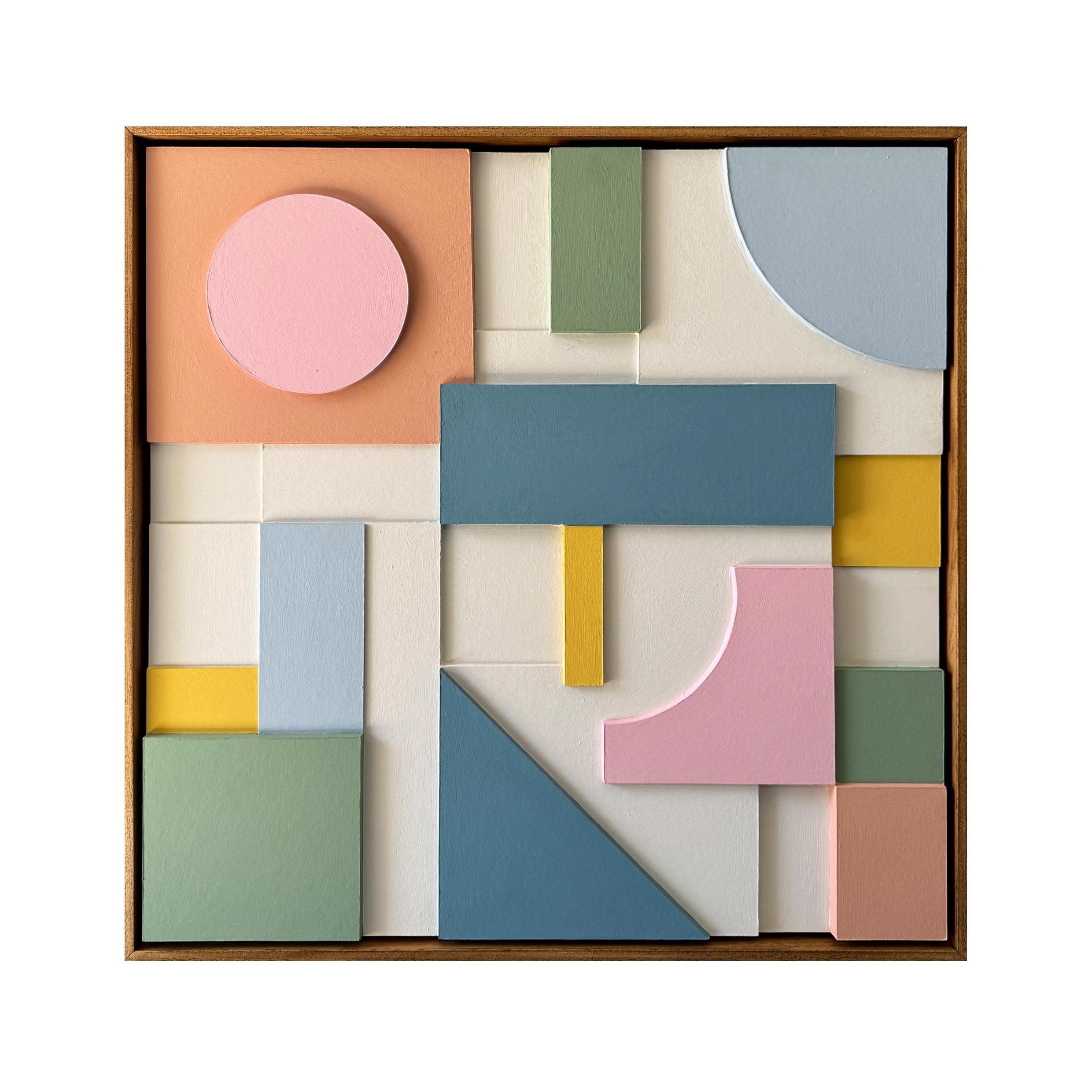 Composition 172 by Sean Thornhill - Contemporary Relief Geometric Wall Sculpture For Sale 6