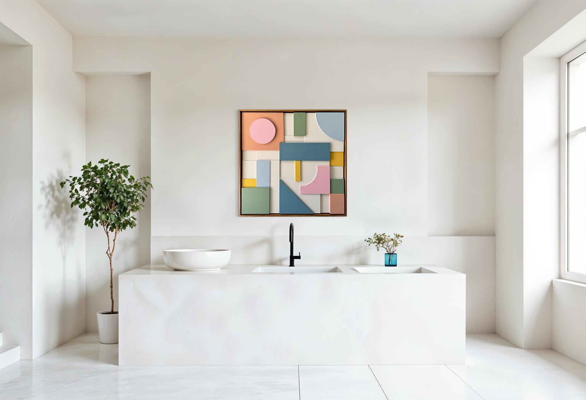 Composition 172 by Sean Thornhill - Contemporary Relief Geometric Wall Sculpture For Sale 7