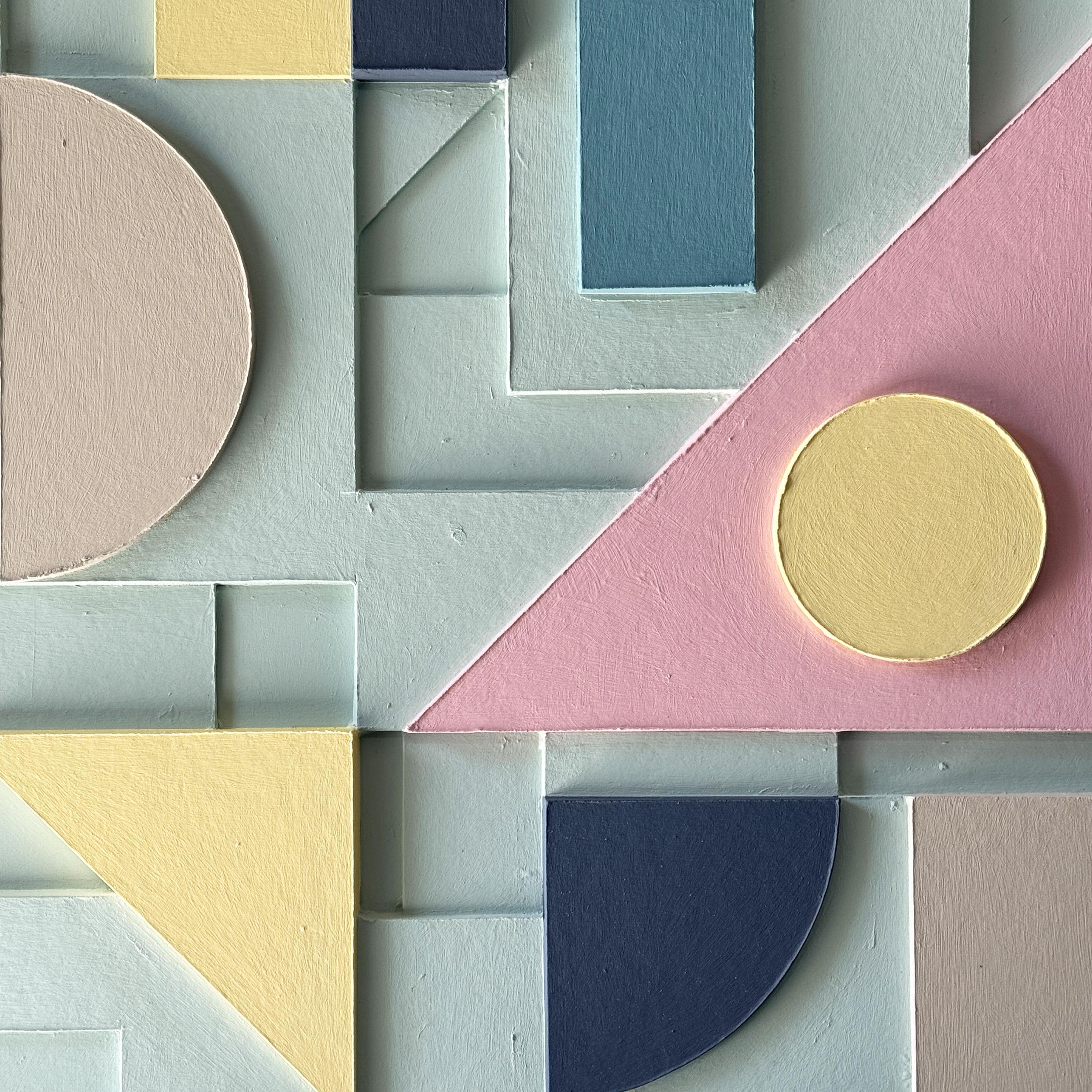 Composition 173 von Sean Thornhill - Contemporary Relief Geometrische Wandskulptur im Angebot 3