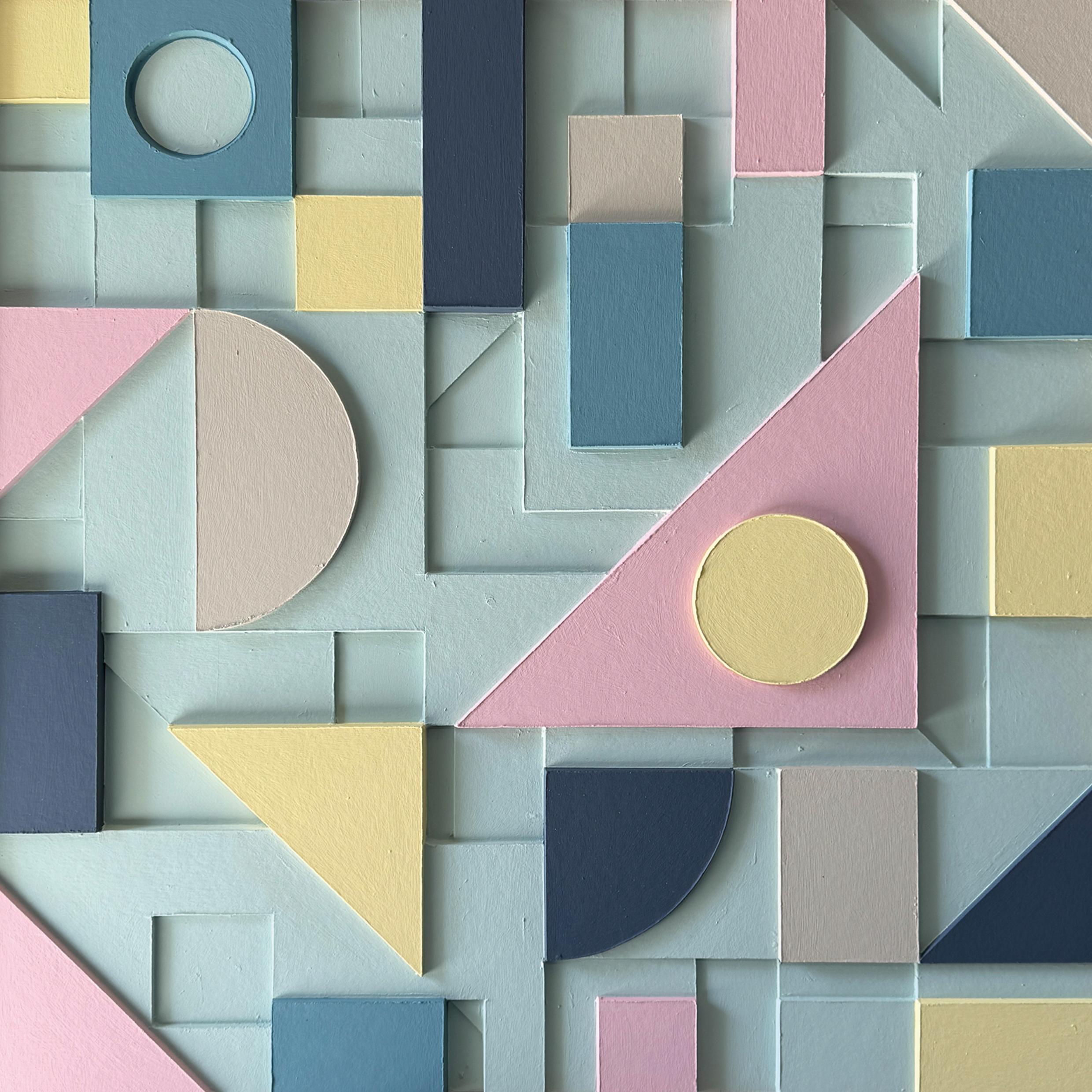 Composition 173 von Sean Thornhill - Contemporary Relief Geometrische Wandskulptur im Angebot 5