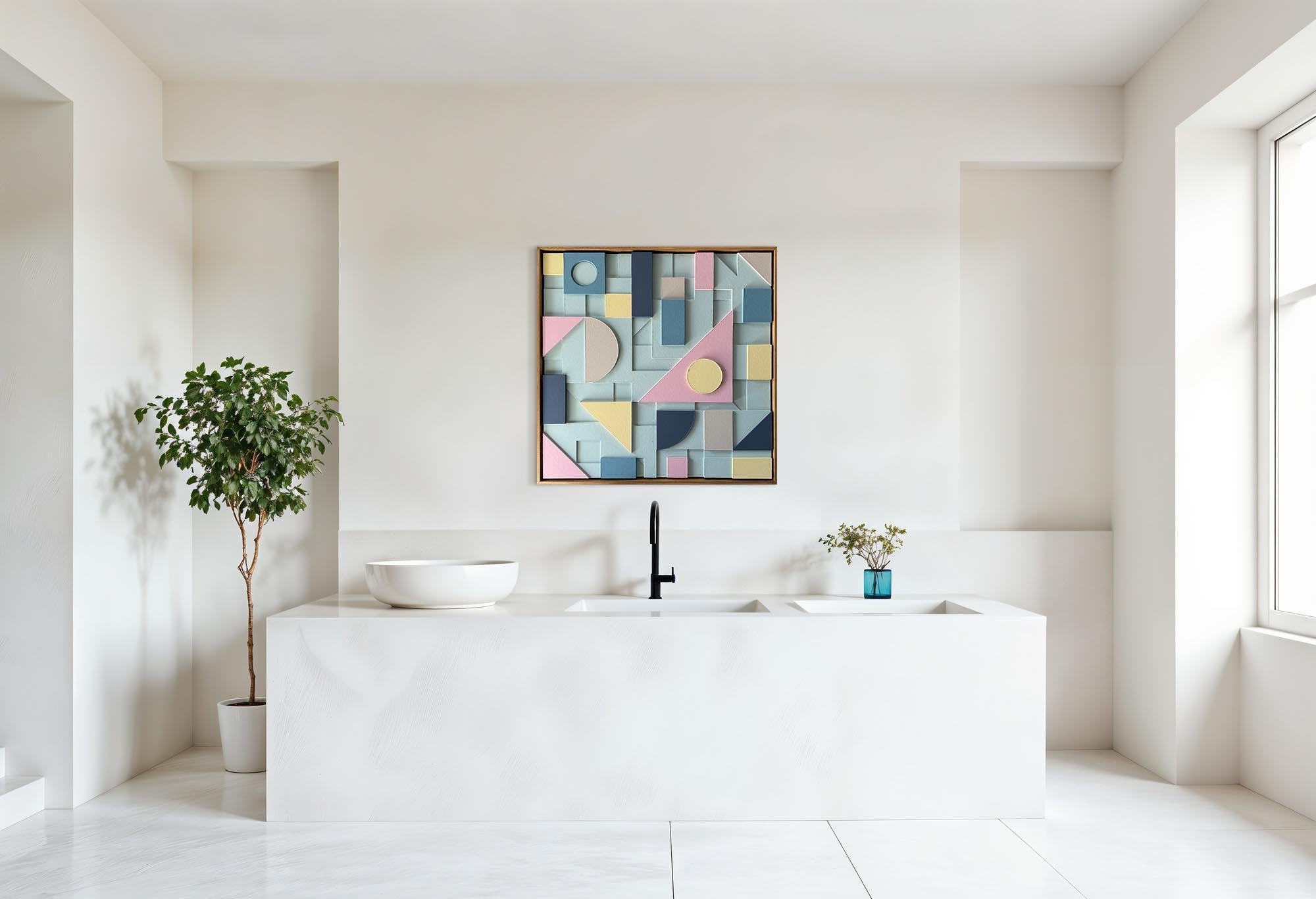 Composition 173 von Sean Thornhill - Contemporary Relief Geometrische Wandskulptur im Angebot 6