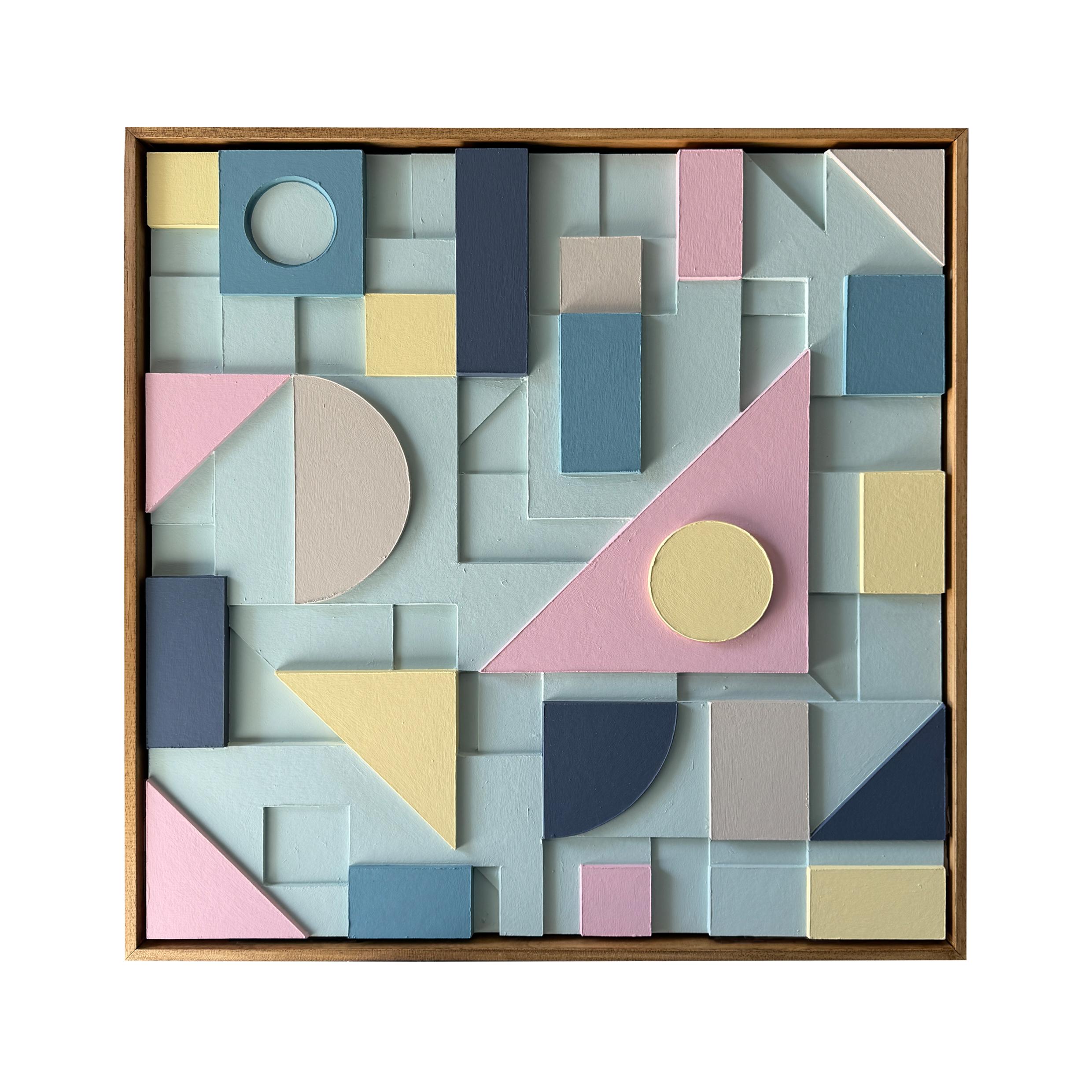 Composition 173 von Sean Thornhill - Contemporary Relief Geometrische Wandskulptur im Angebot 7