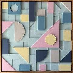 Composition 173 by Sean Thornhill - Contemporary Relief Geometric Wall Sculpture