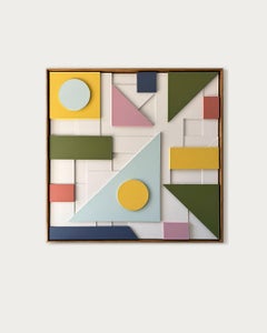 Composition 174 by Sean Thornhill - Contemporary Relief Geometric Wall Sculpture