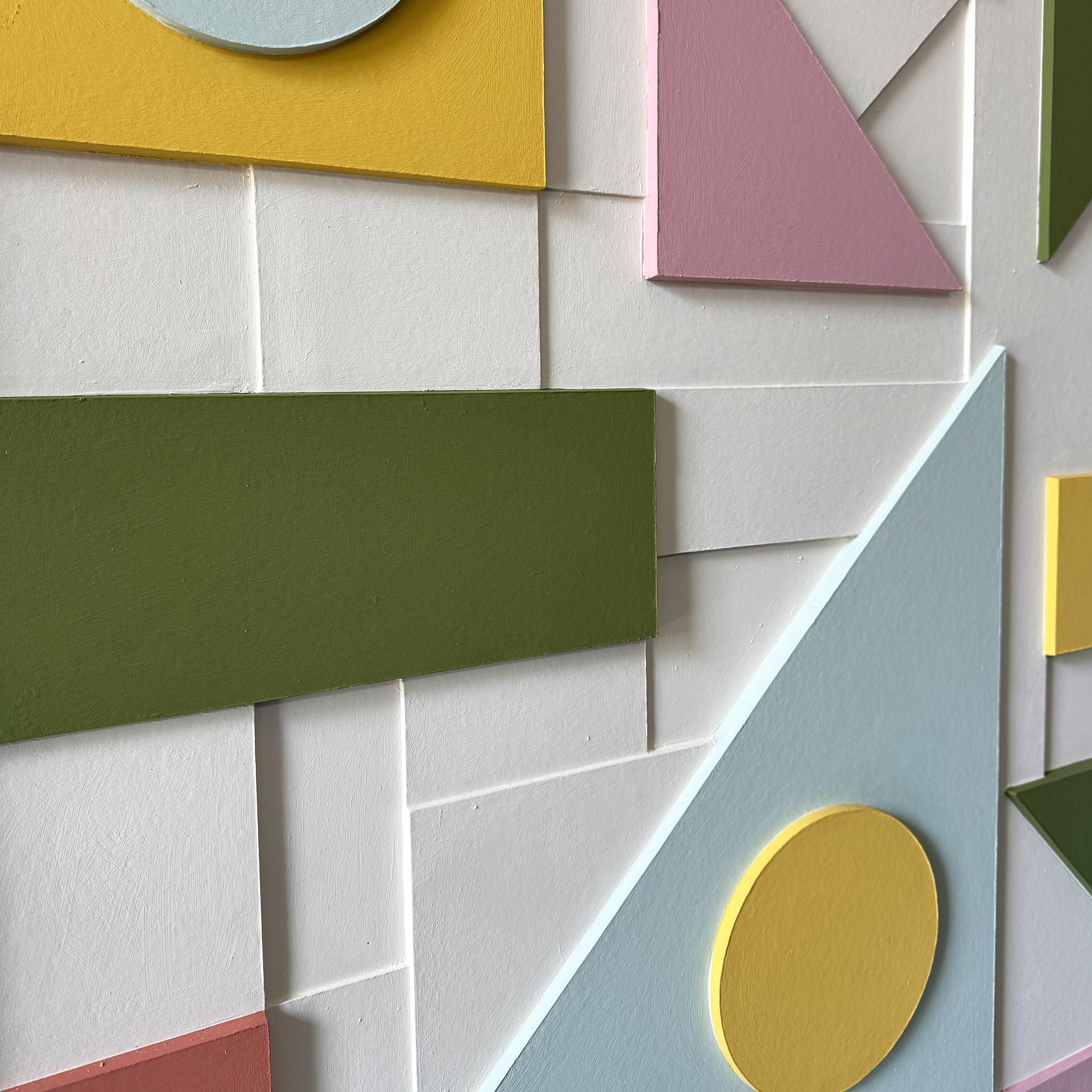 Composition 174 by Sean Thornhill - Contemporary Relief Geometric Wall Sculpture For Sale 3