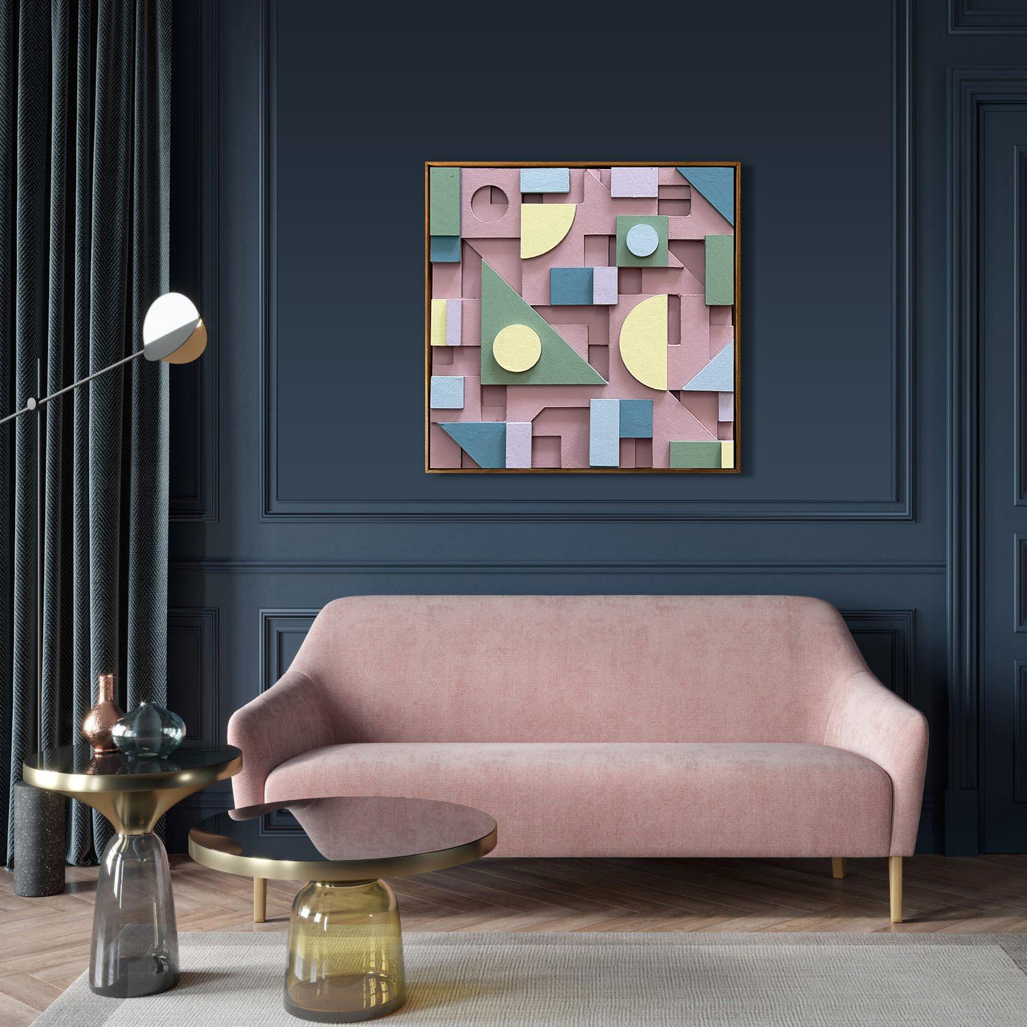 Composition 175 by Sean Thornhill - Contemporary Relief Geometric Wall Sculpture For Sale 2