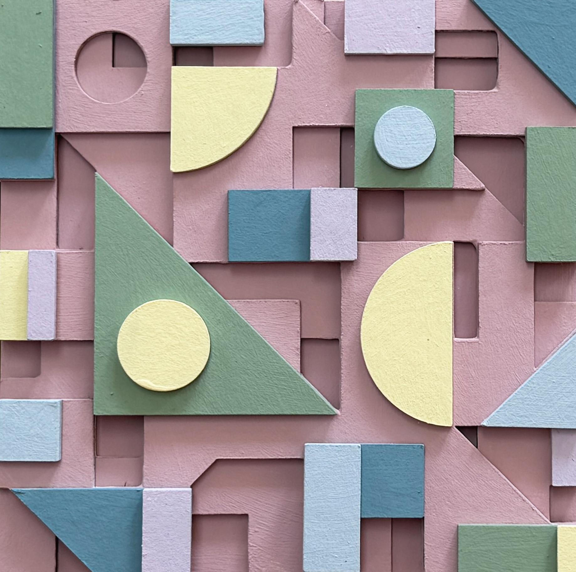 Composition 175 by Sean Thornhill - Contemporary Relief Geometric Wall Sculpture For Sale 3