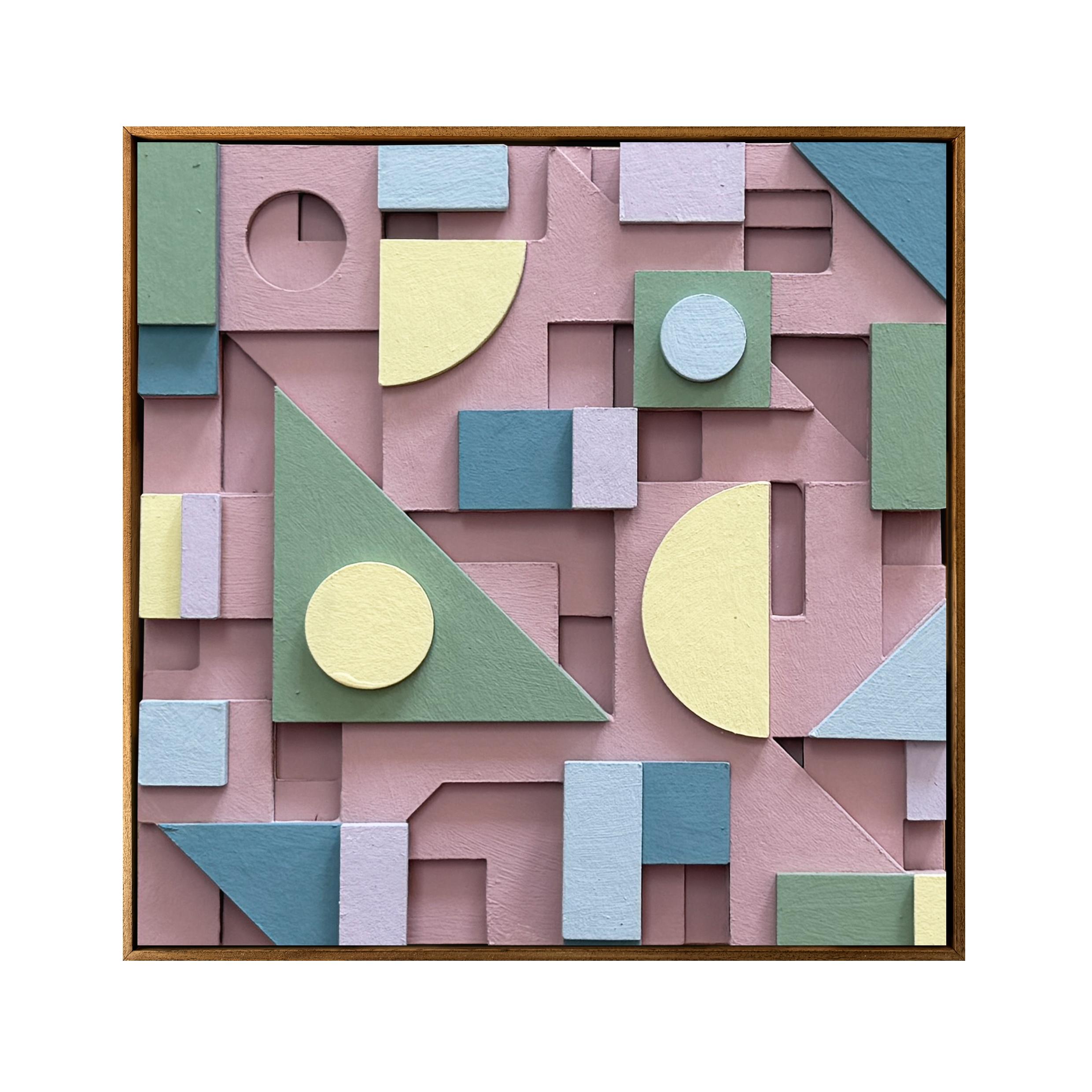 Composition 175 by Sean Thornhill - Contemporary Relief Geometric Wall Sculpture For Sale 5