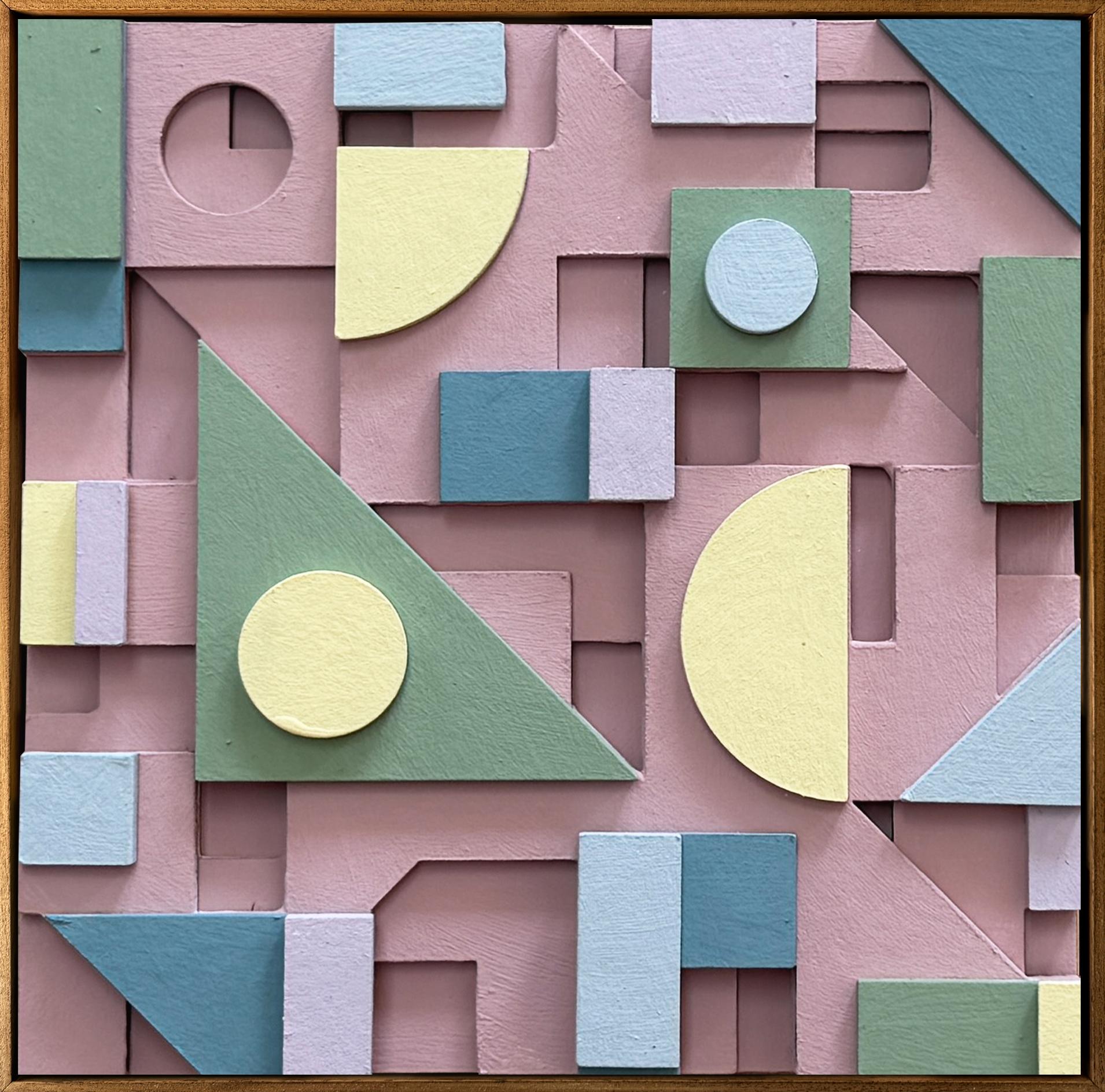 Composition 175 by Sean Thornhill - Contemporary Relief Geometric Wall Sculpture
