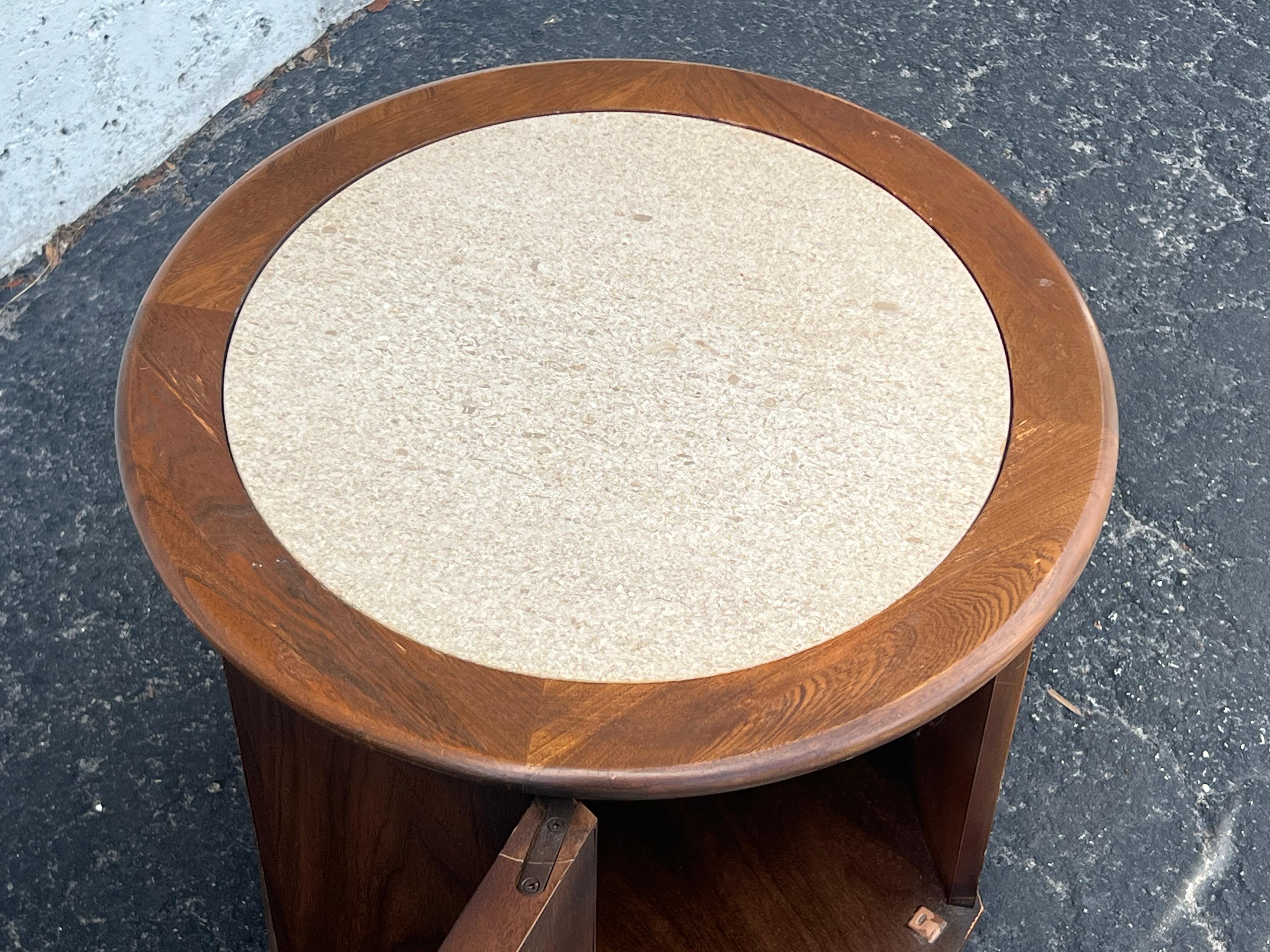 Américain Table hexagonale Sears Pacesetter ca' 1971 en vente