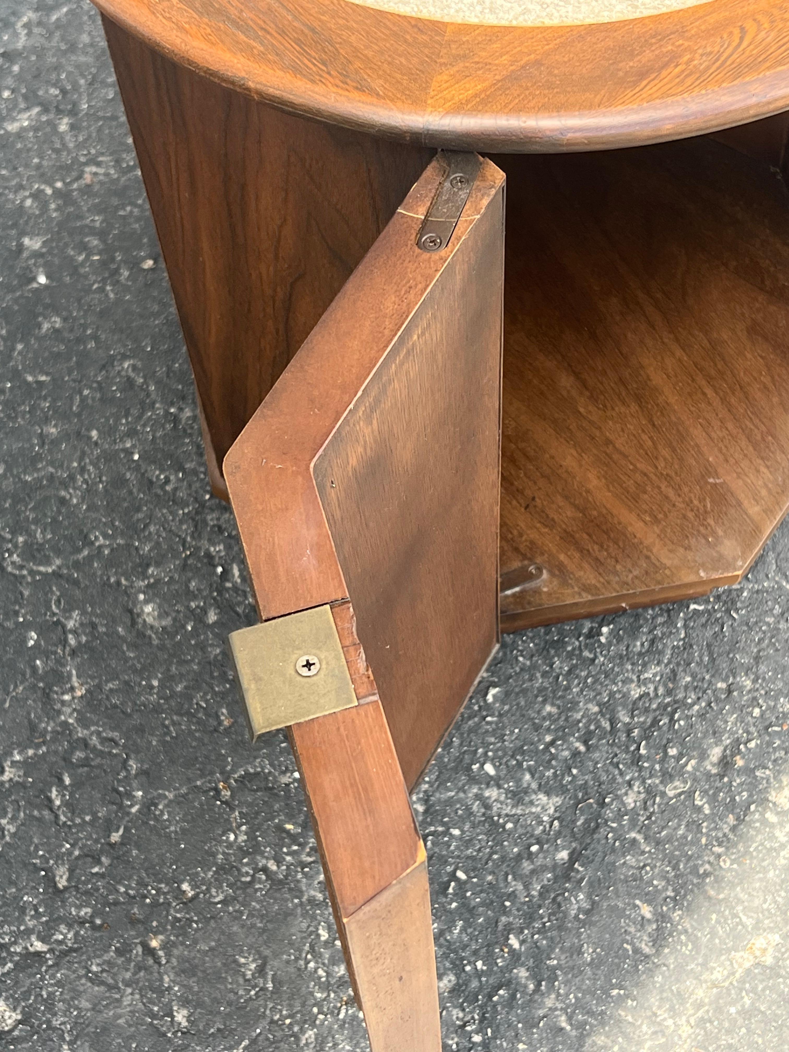 Table hexagonale Sears Pacesetter ca' 1971 Bon état - En vente à St.Petersburg, FL