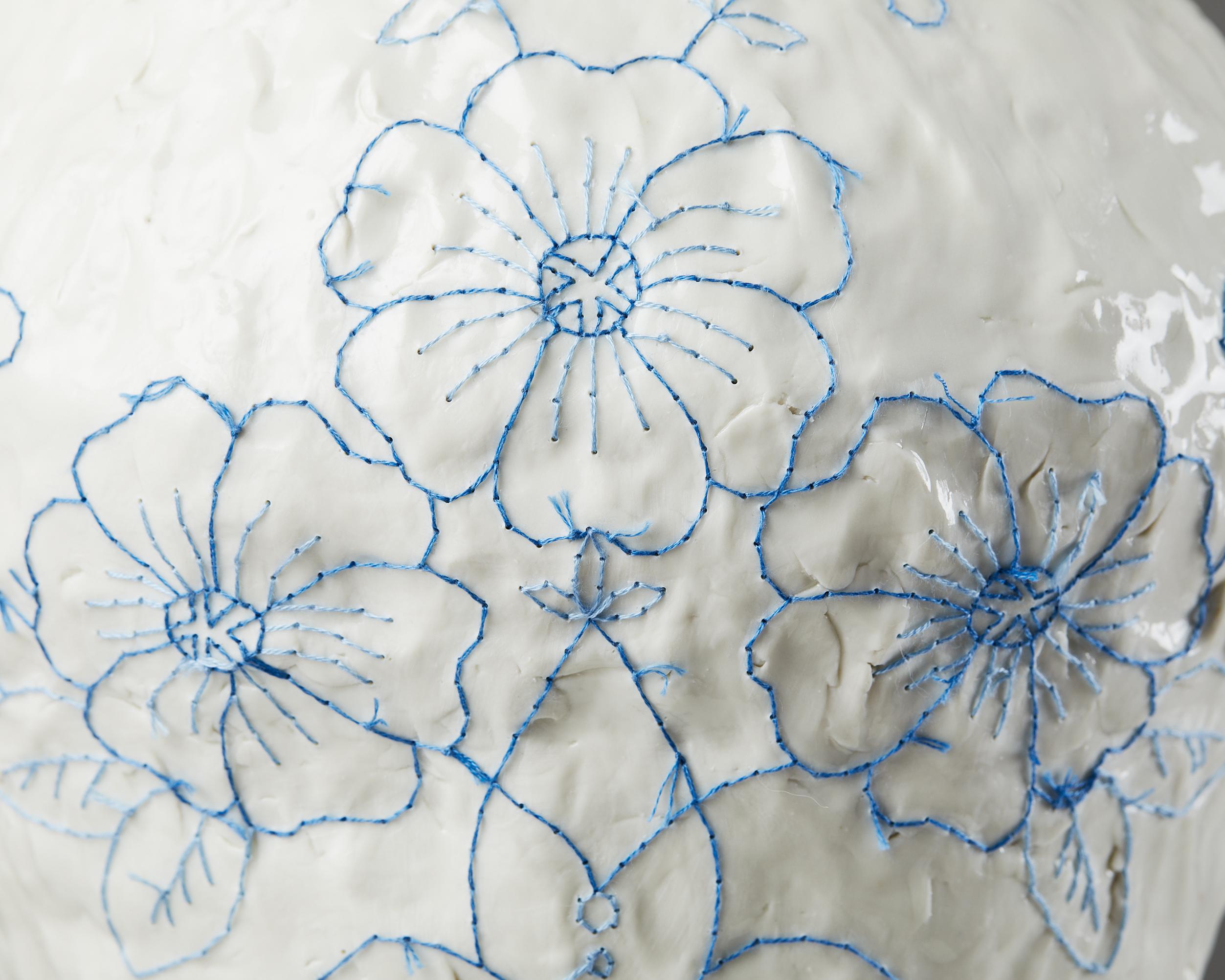 Embroidered Vase Designed by Caroline Harrius, Sweden, 2021 2