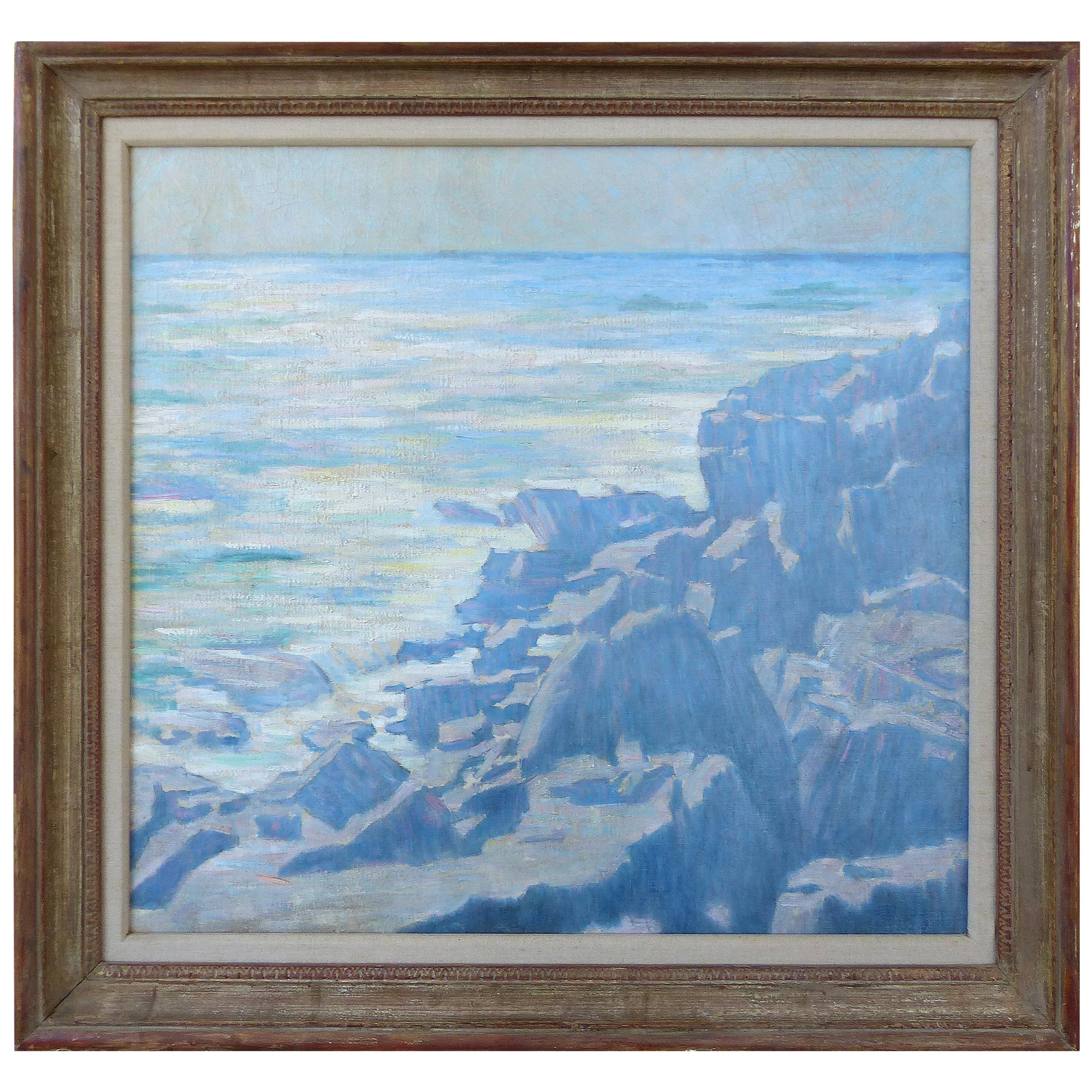 Seascape, a View from Montauk NY by Albert Delmont Smith, 1886-1962