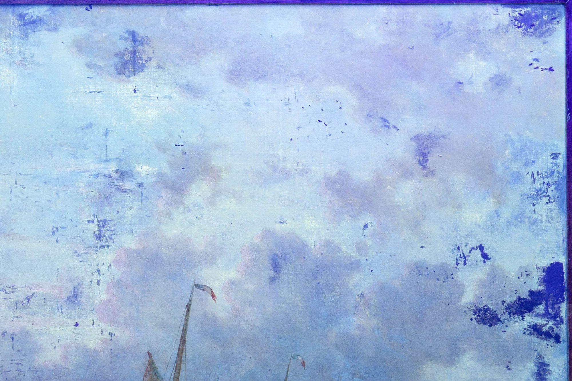 Peinture de paysage marin Bon état - En vente à Shippensburg, PA