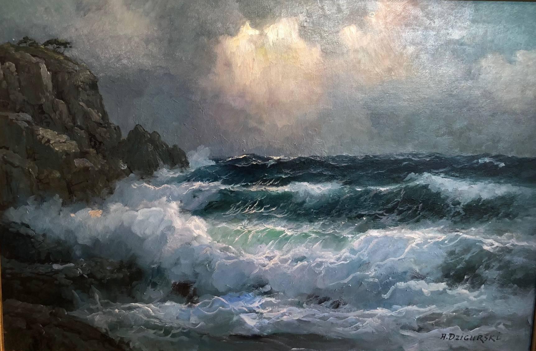American Seascape Painting 