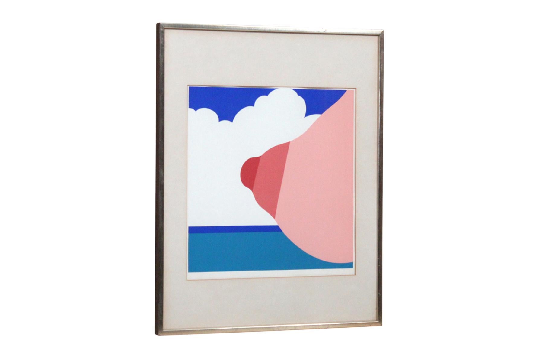 Iconic pop art serigraph from Wesselmann's 