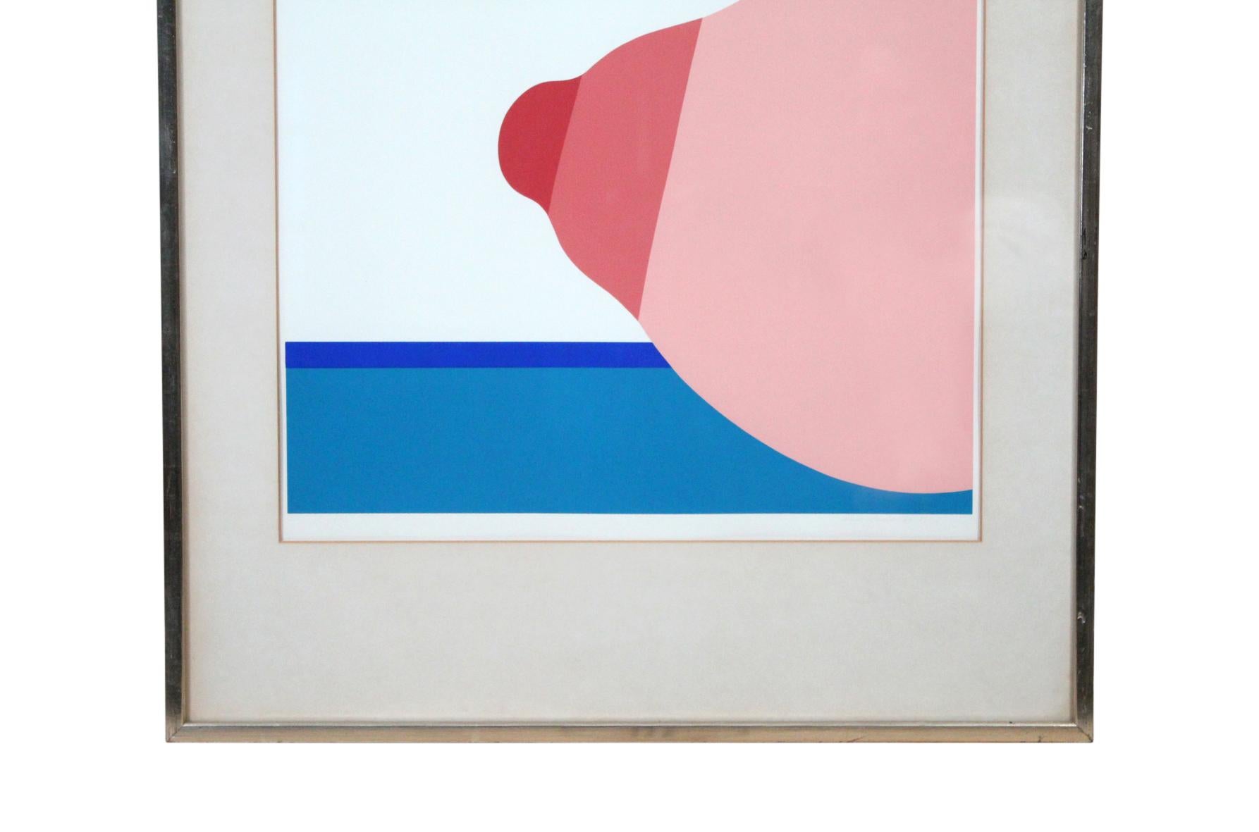 Seascape Print by Tom Wesselmann, 1967 In Excellent Condition In Pawtucket, RI