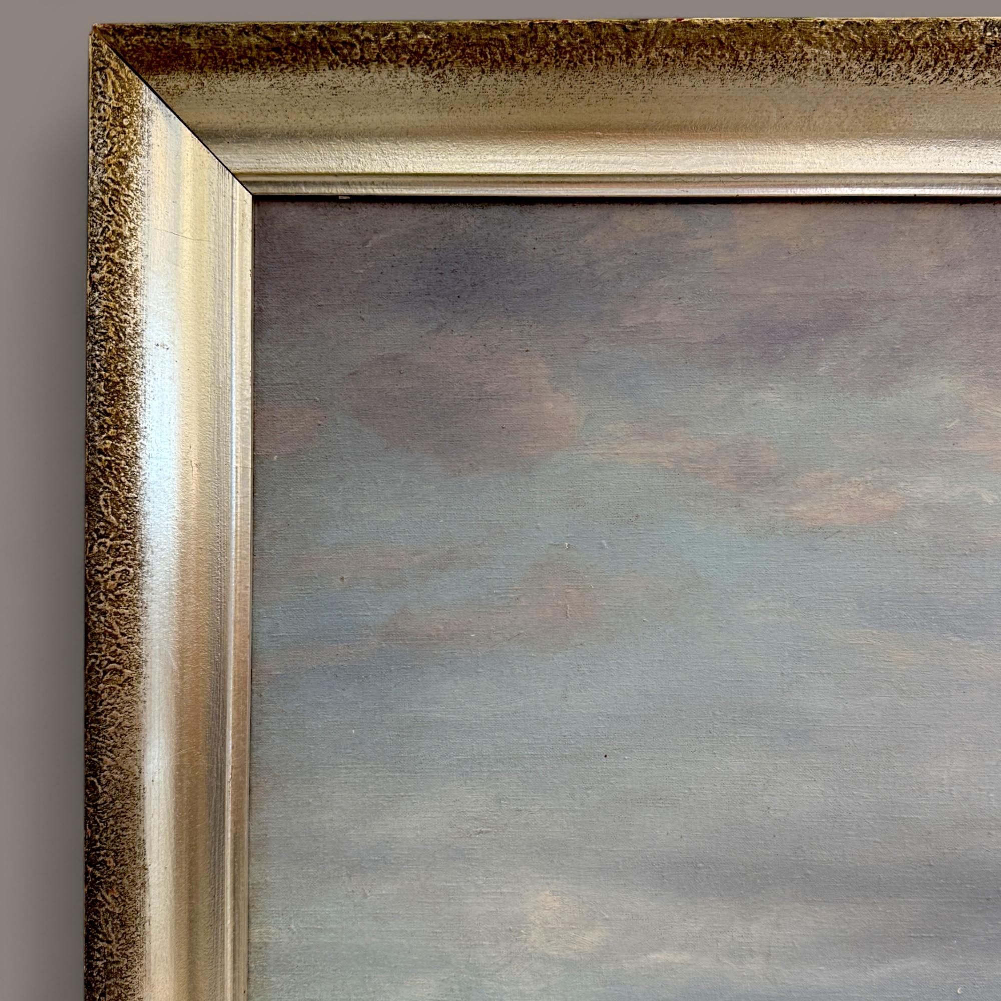 Seestück mit Segelschiff von Alexander Reich-Staffelstein, 20. Jahrhundert (Deutsch) im Angebot