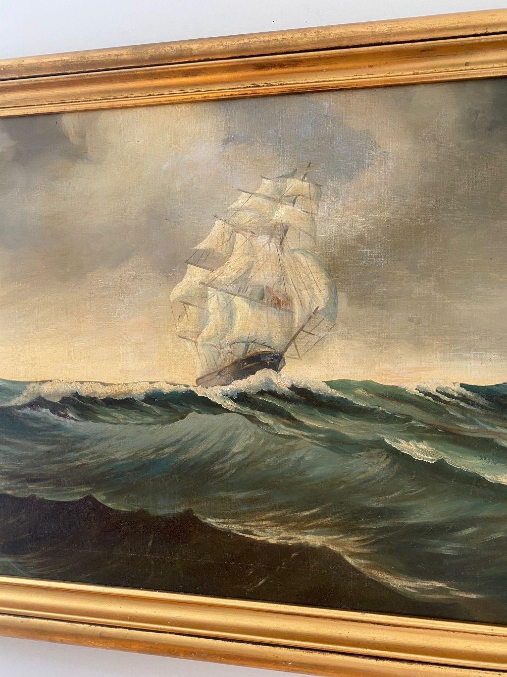 Other Seascape with Square Rigger on the High Seas, by Salvatore Colacicco