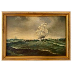 Seascape with Square Rigger on the High Seas, by Salvatore Colacicco