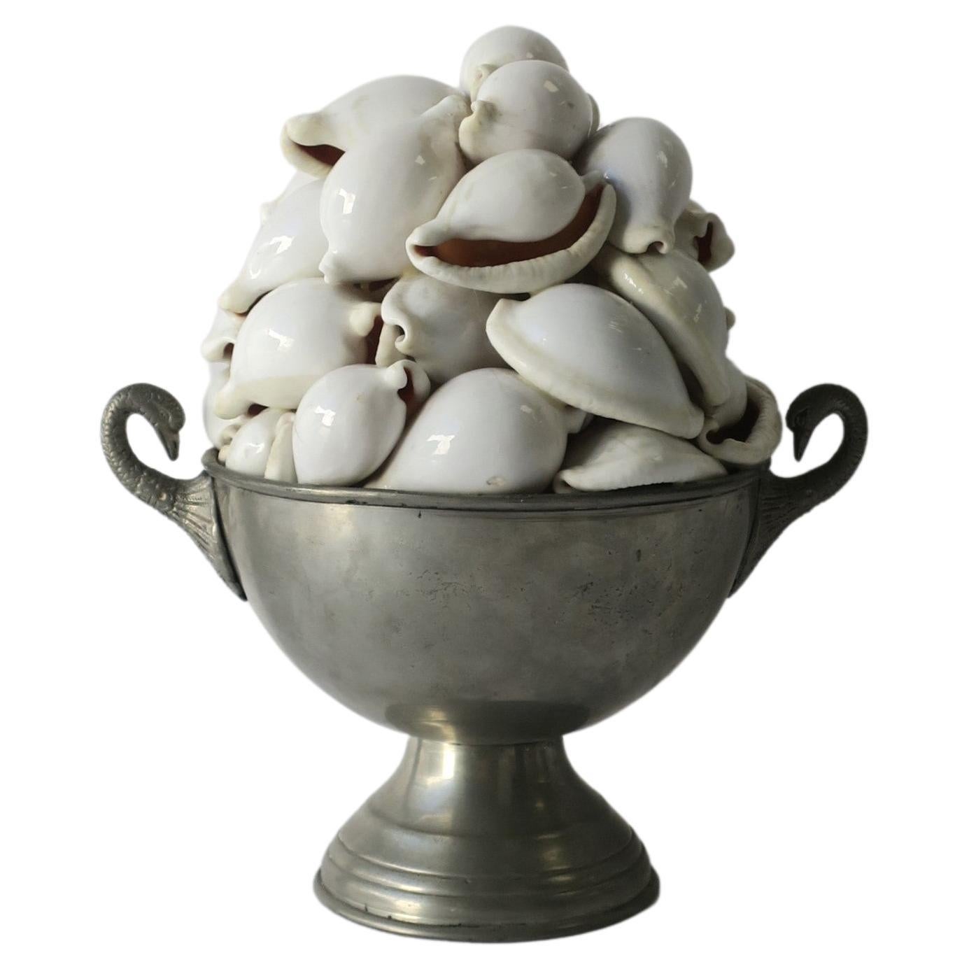 Seashell and Metal Urn Sculpture Topiary, ca. Early 20th c.  For Sale