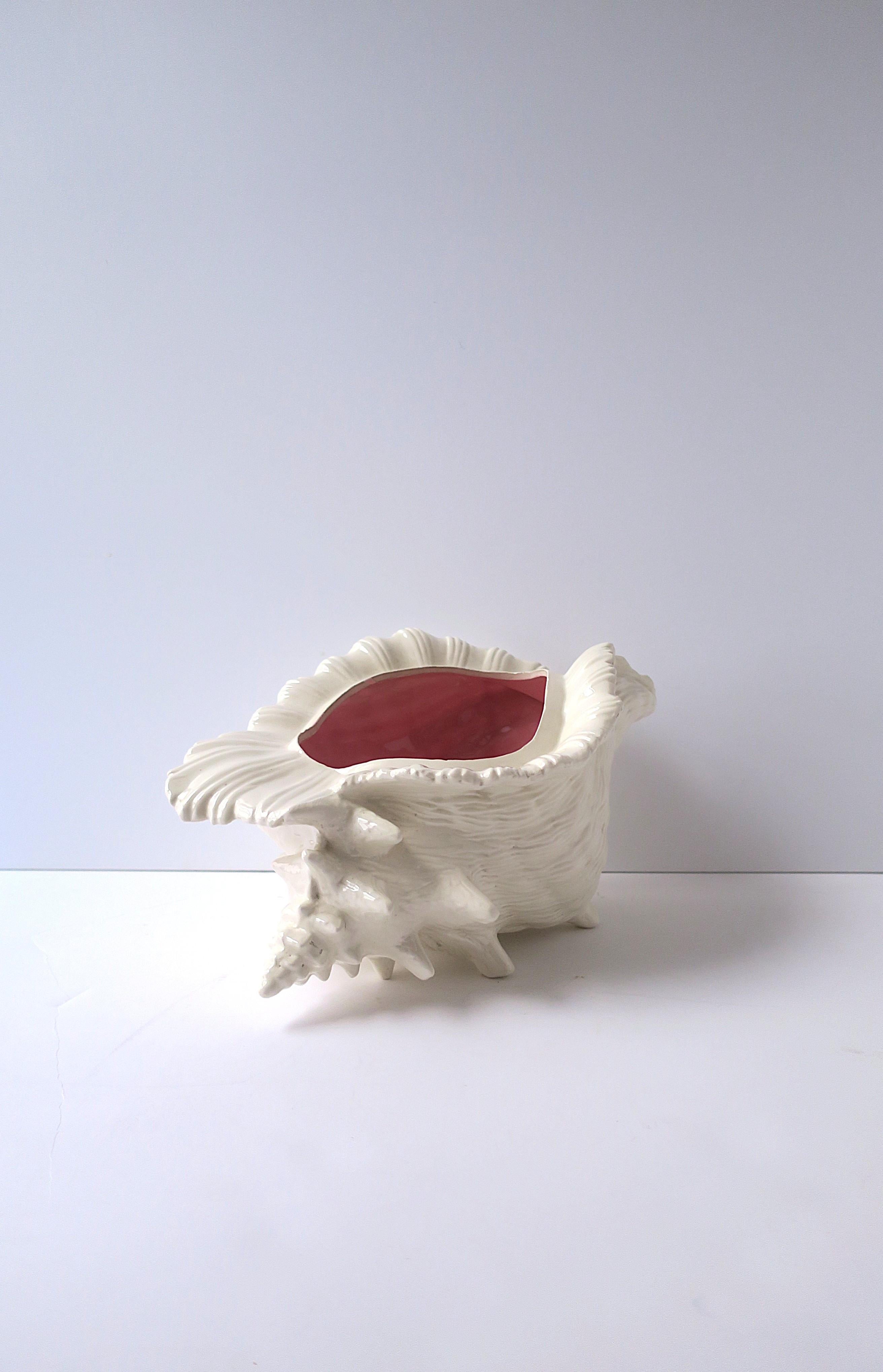 Ceramic Seashell Cachepot Planter Jardinière