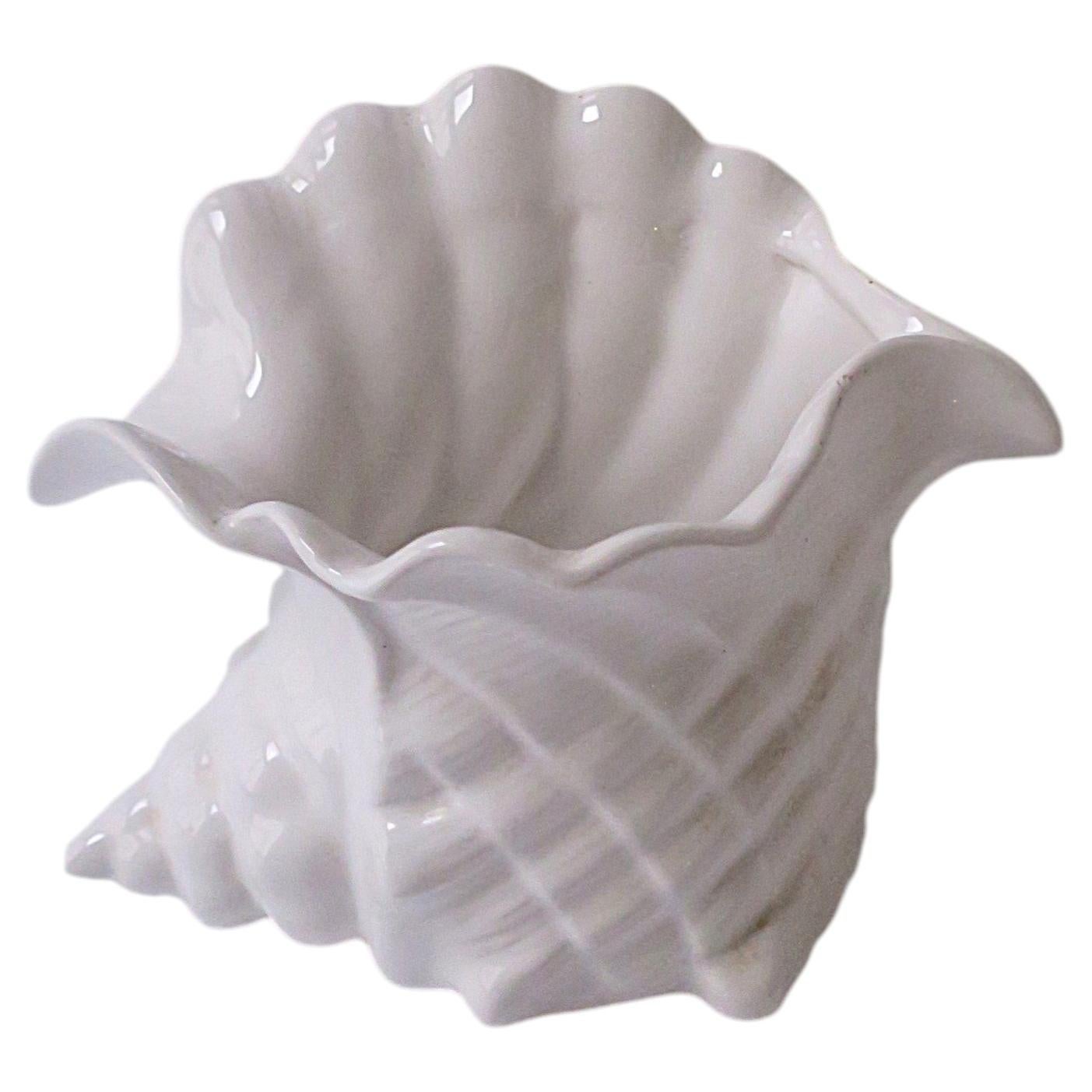 Seashell Cachepot Planter Jardinière For Sale