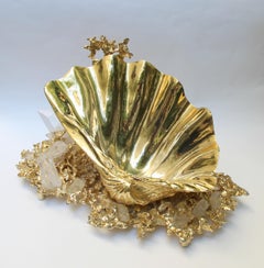 Centre de table en coquillages de Claude Victor Boeltz, vers 1970 / 1980