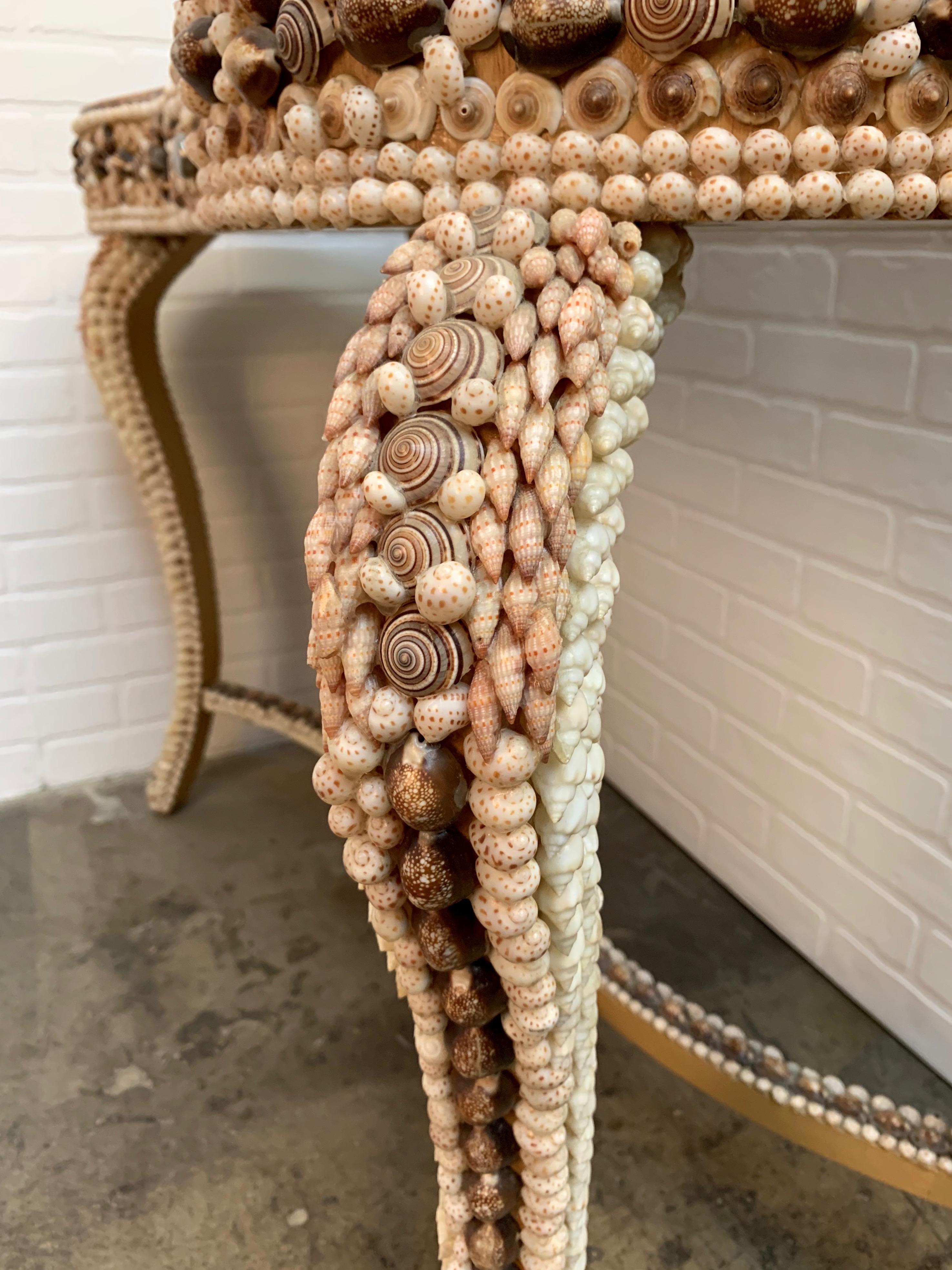Seashell Encrusted Grotto Vanity / Desk 8