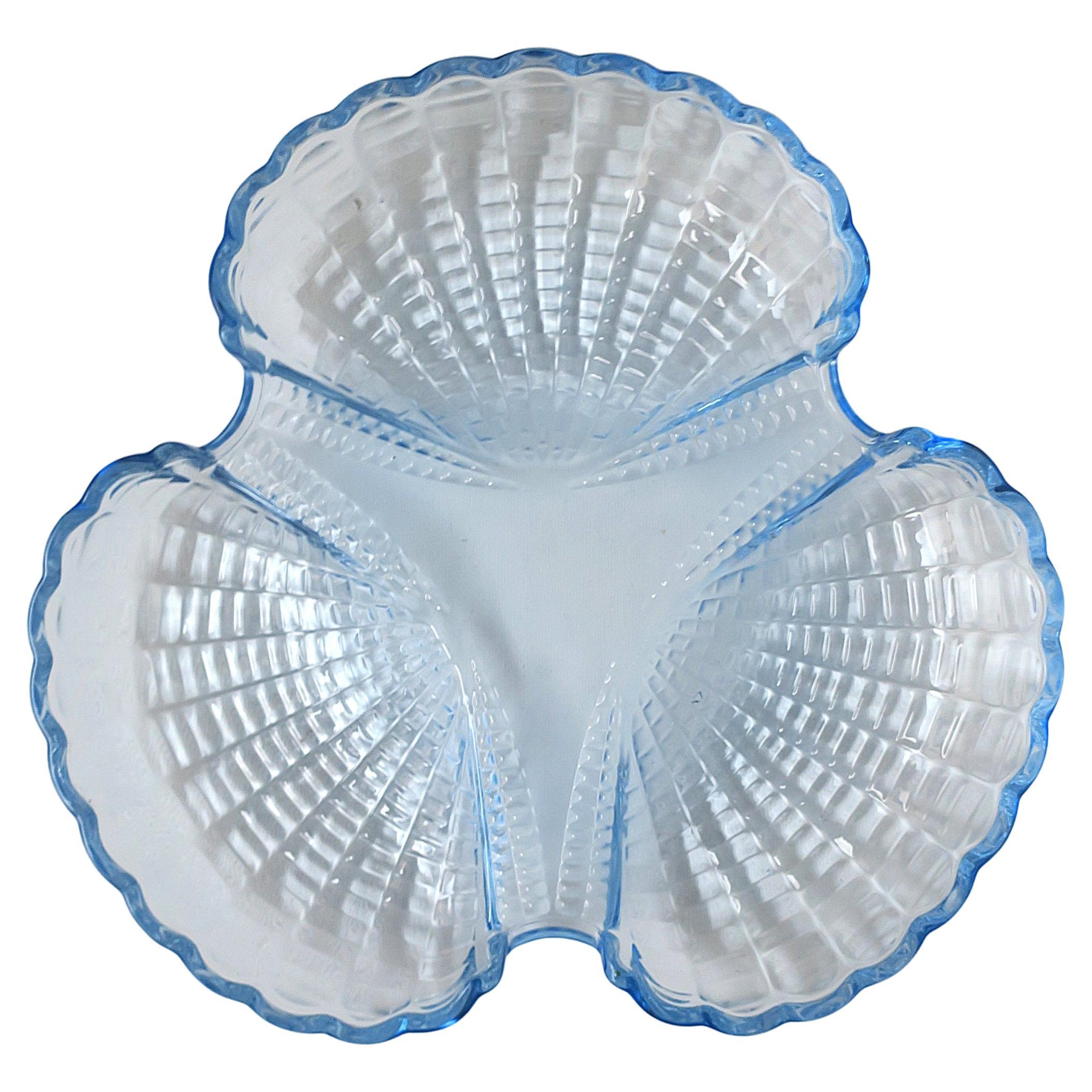 Seashell Glass Dish Scallop For Sale