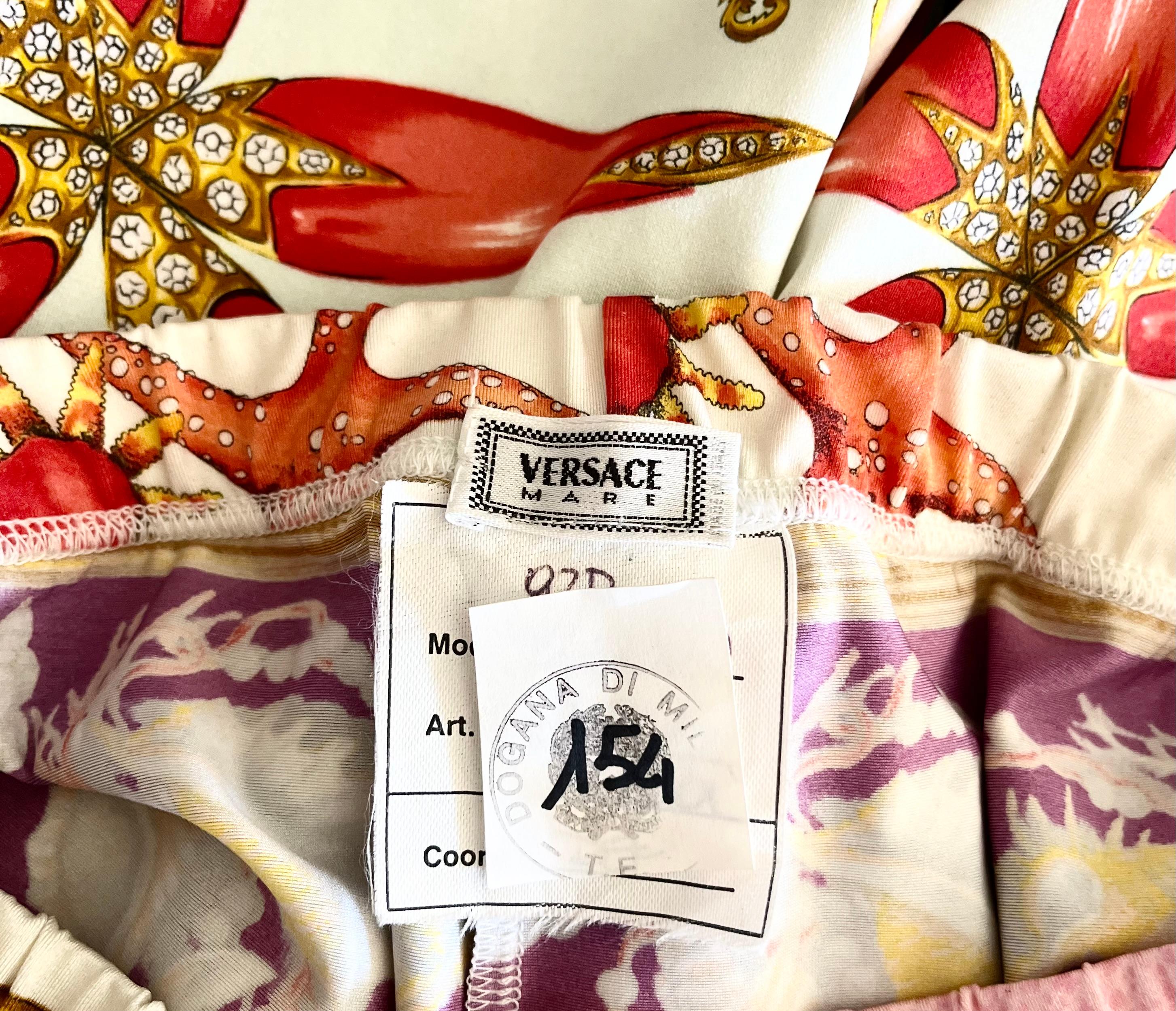 SEASHELL LEGGINGS from MIAMI MANSION GIANNI VERSACE PERSONAL COLLECTION For Sale 3