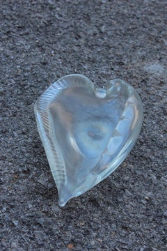 Seashell Murano Glass Bowl Iridescent 1950 Seguso