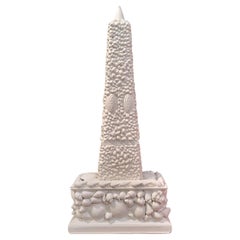 Seashell Obelisk for Table Top Display