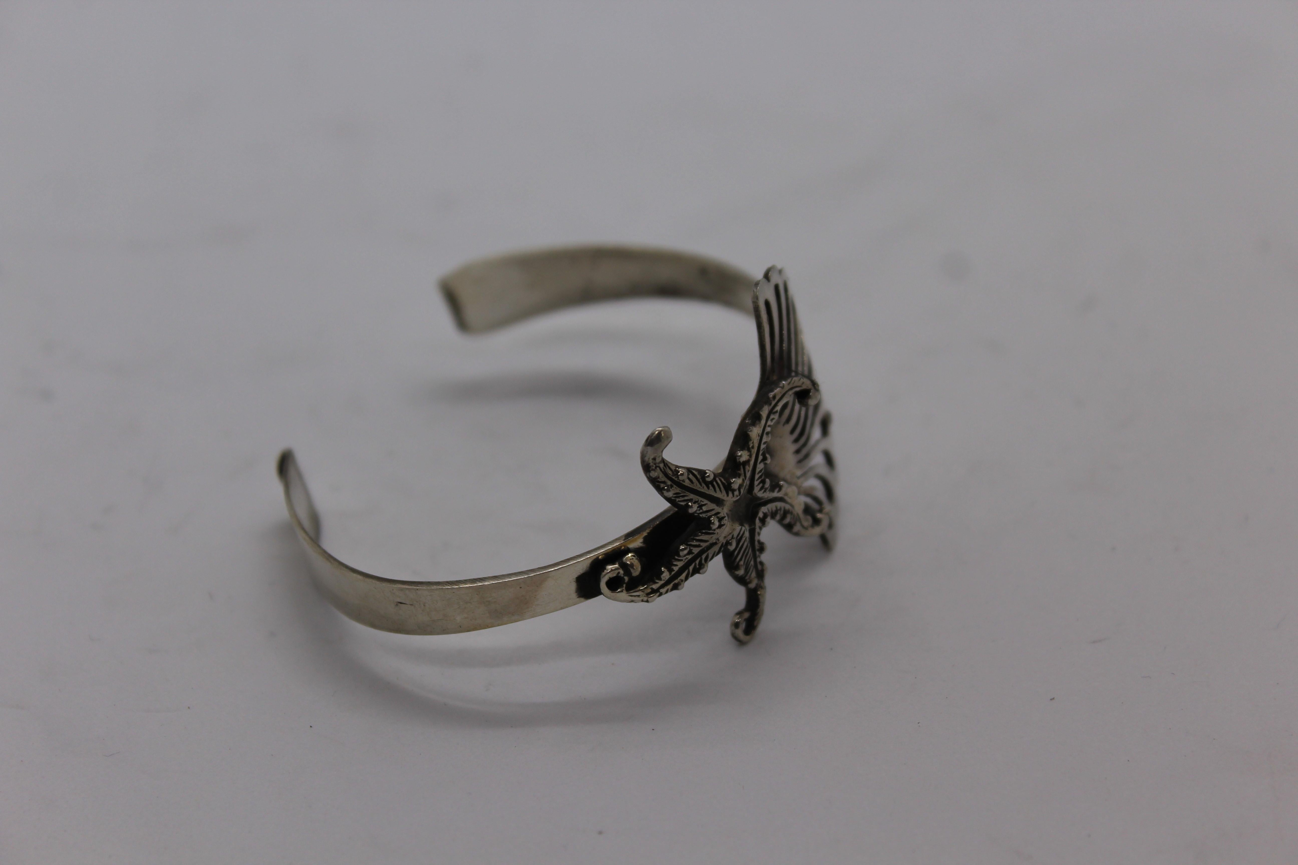 Schiava-Armband mit Muschelschale, Sterlingsilber, handgefertigt, Italien (Künstler*in) im Angebot