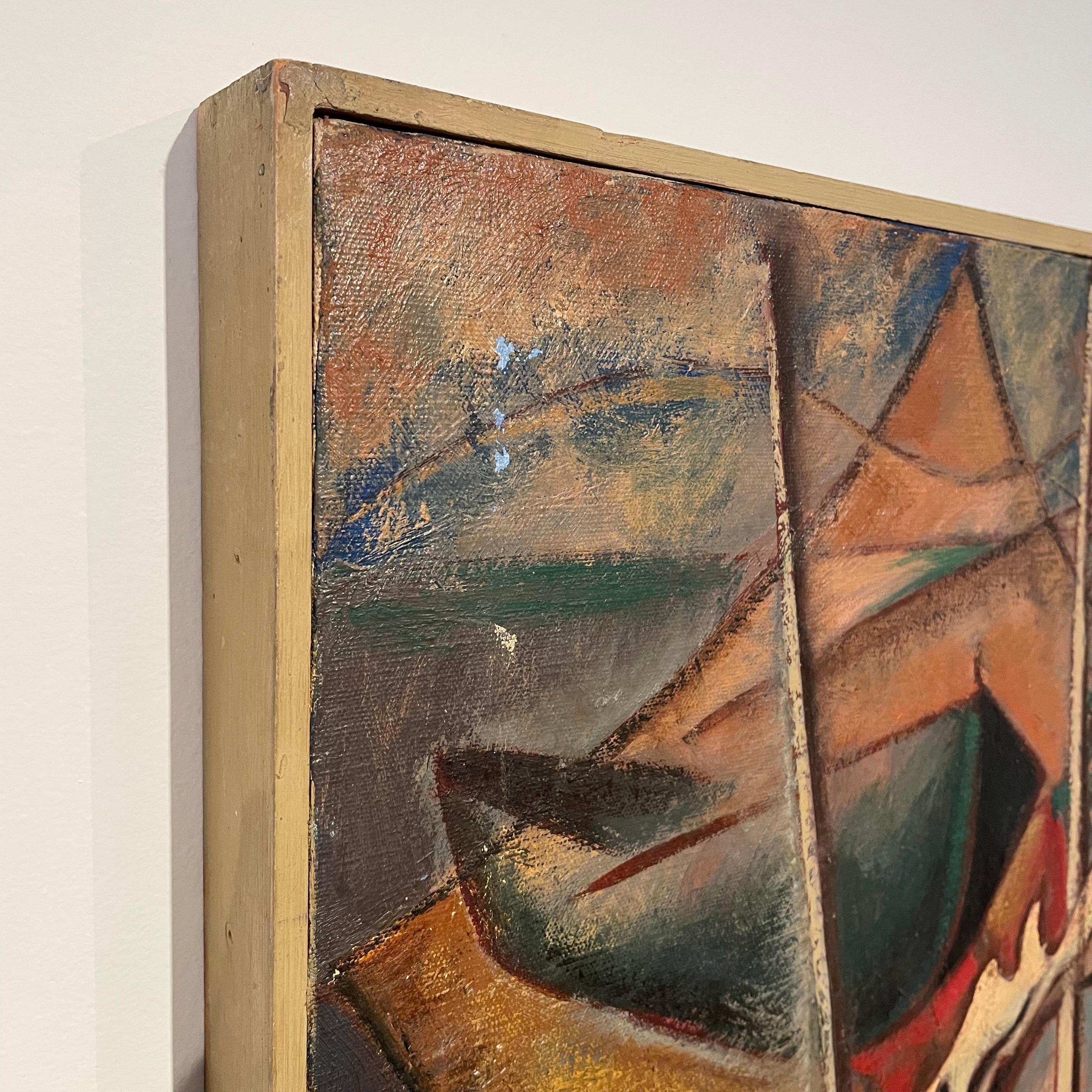 Seashore Painting by James Hiroshi Suzuki In Good Condition For Sale In Richmond, VA
