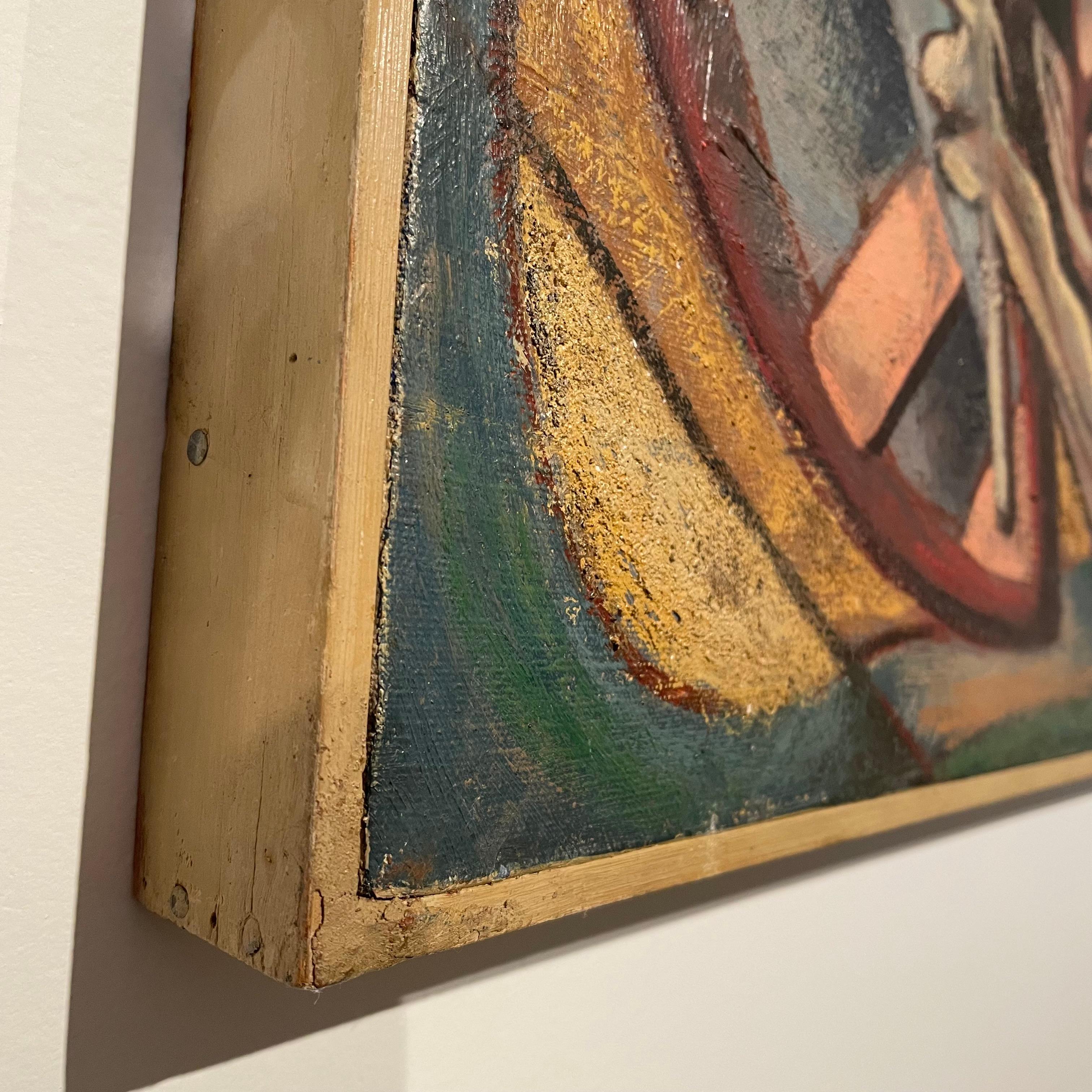 Canvas Seashore Painting by James Hiroshi Suzuki For Sale