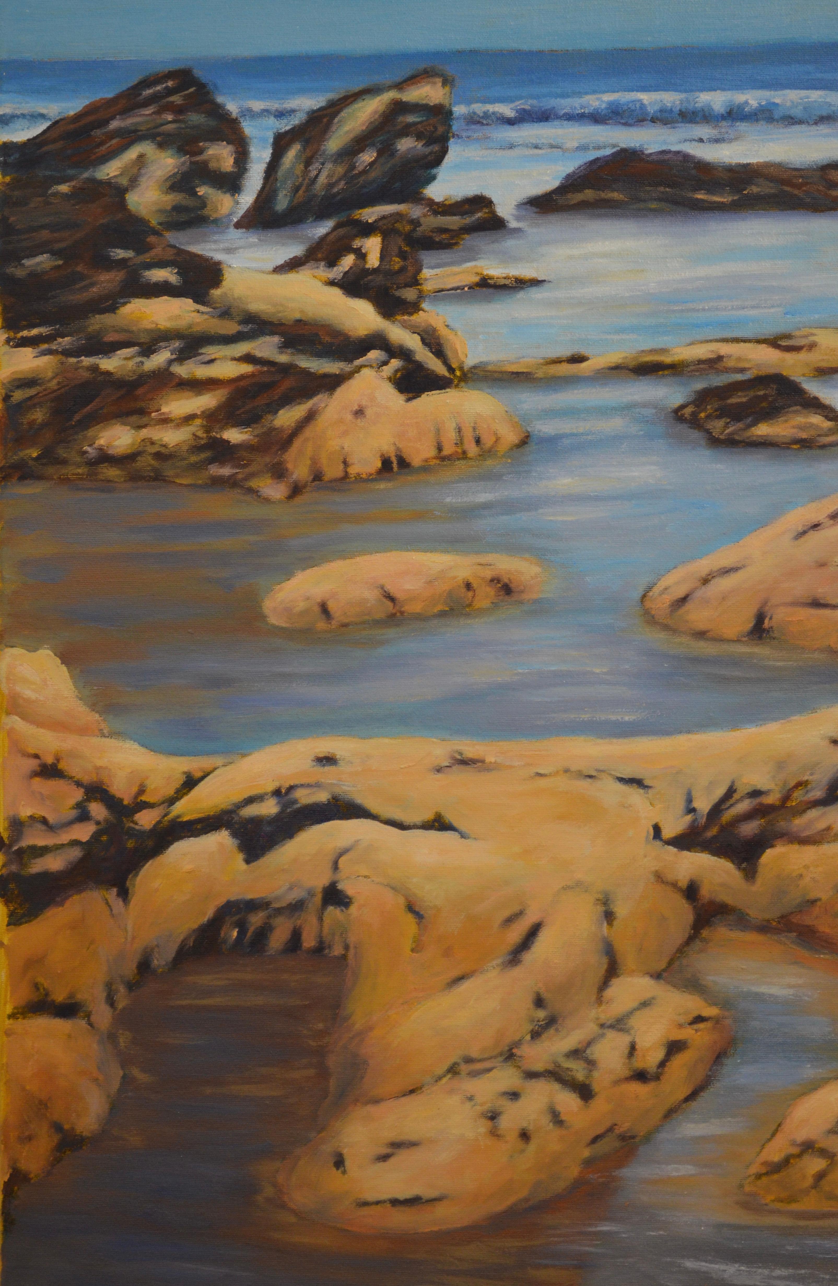 Beaux Arts Seaside 1, Oil Painting For Sale