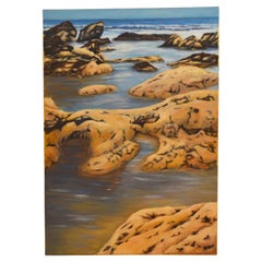 Orilla del mar 1, Pintura al �óleo