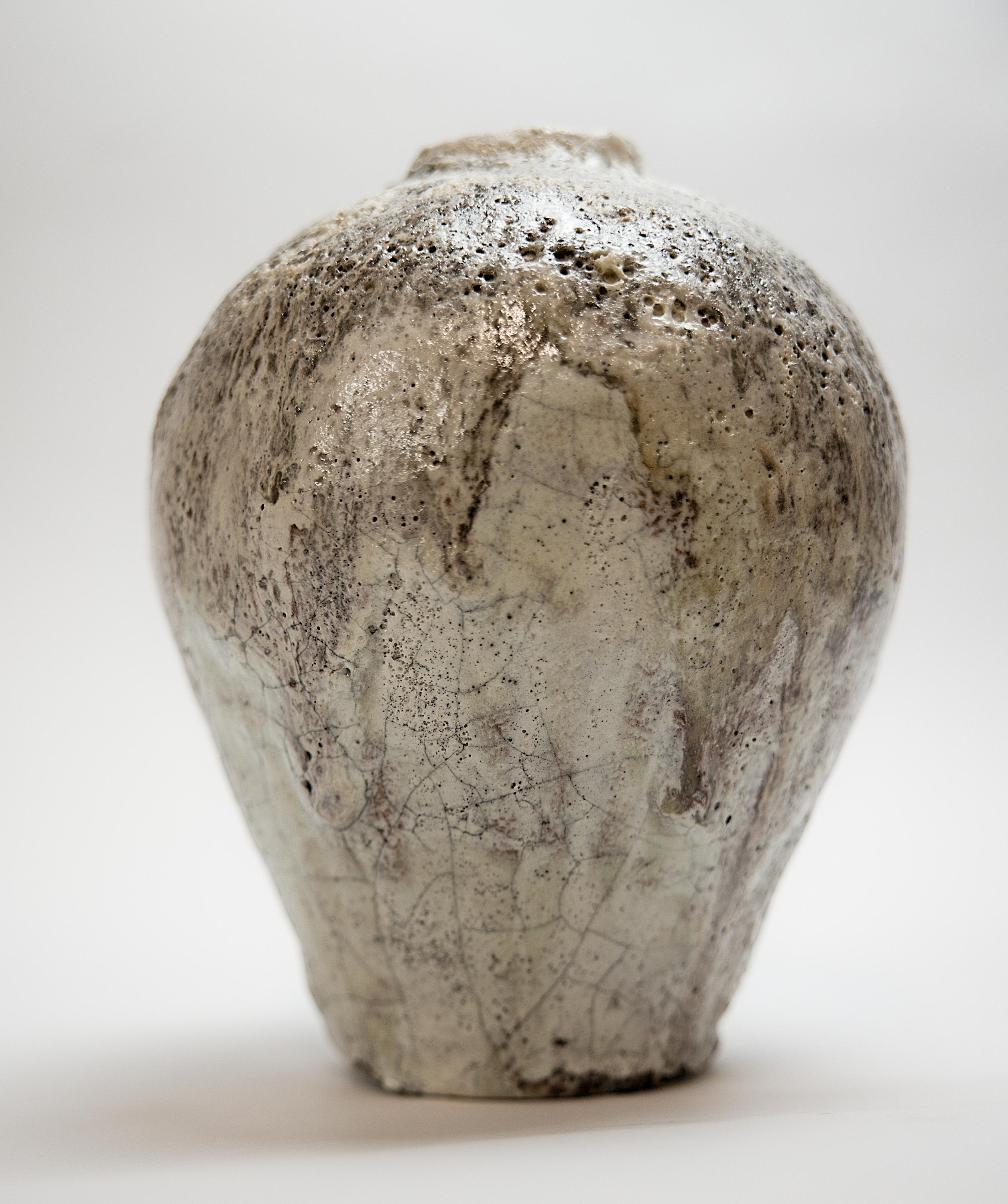 Seaside crackle Ginger Jars Handmade Stoneware 7