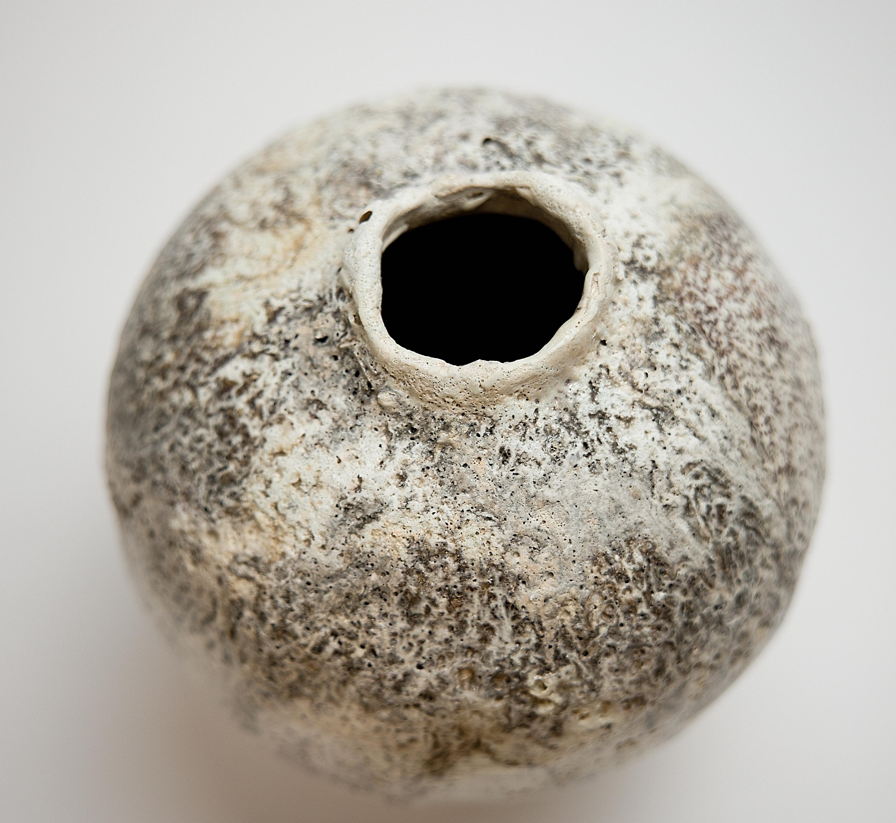 Seaside crackle Ginger Jars Handmade Stoneware 9