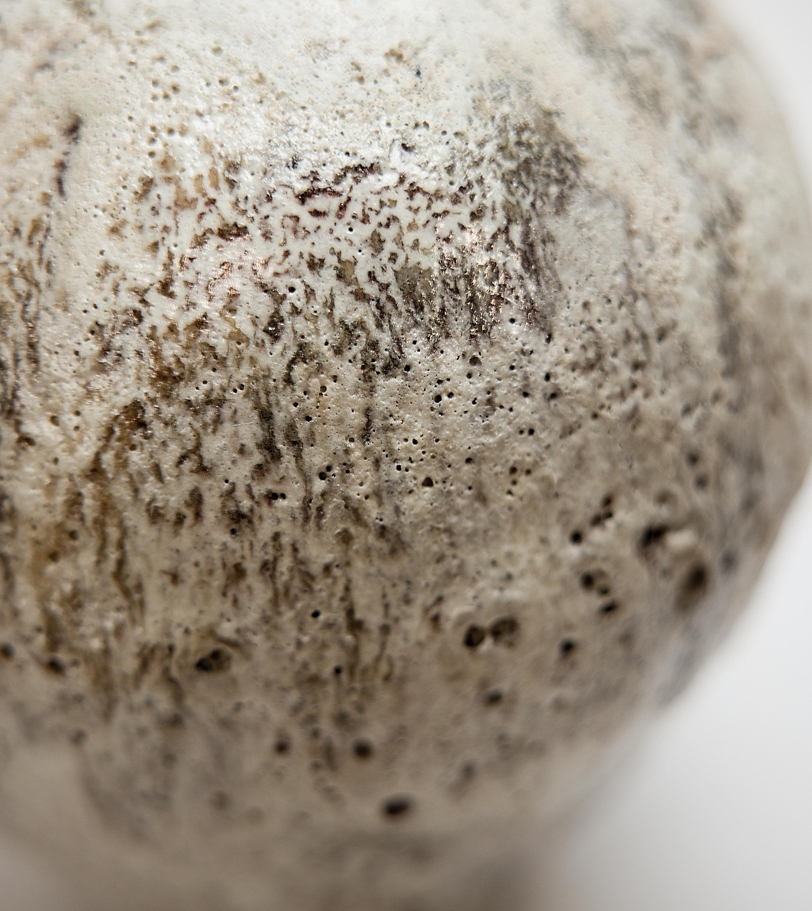 Glazed Seaside crackle Ginger Jars Handmade Stoneware